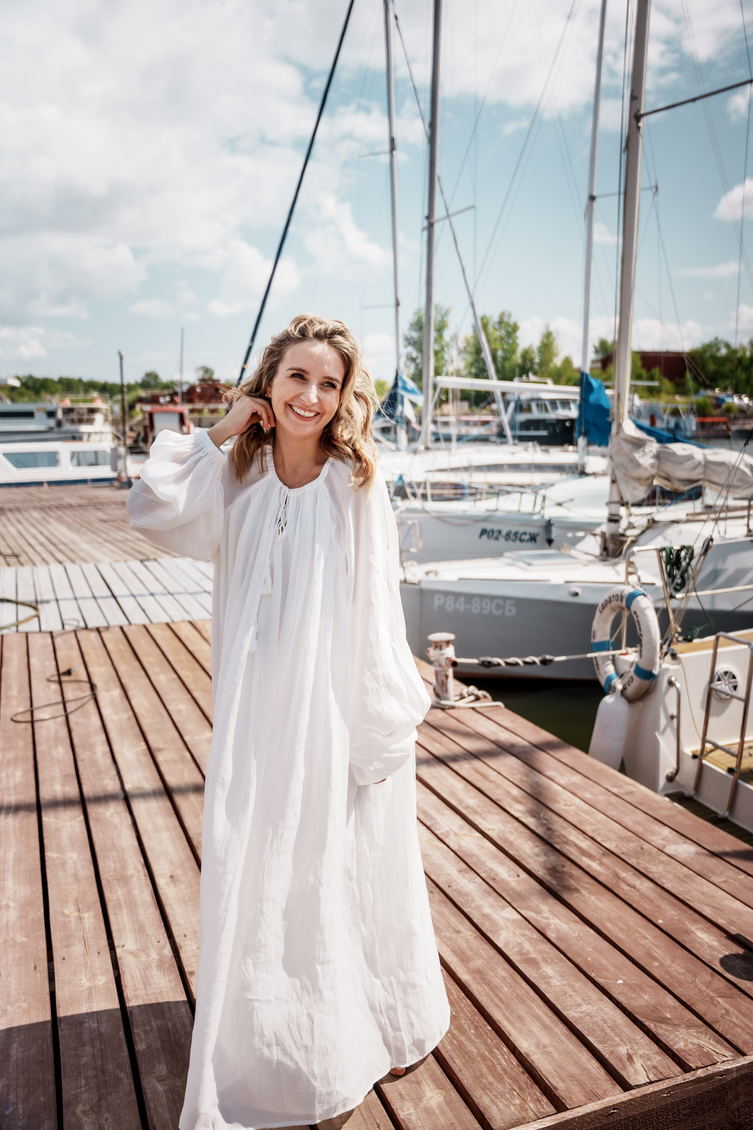 На яхте. Ольга Плаксина фотограф в Саратове