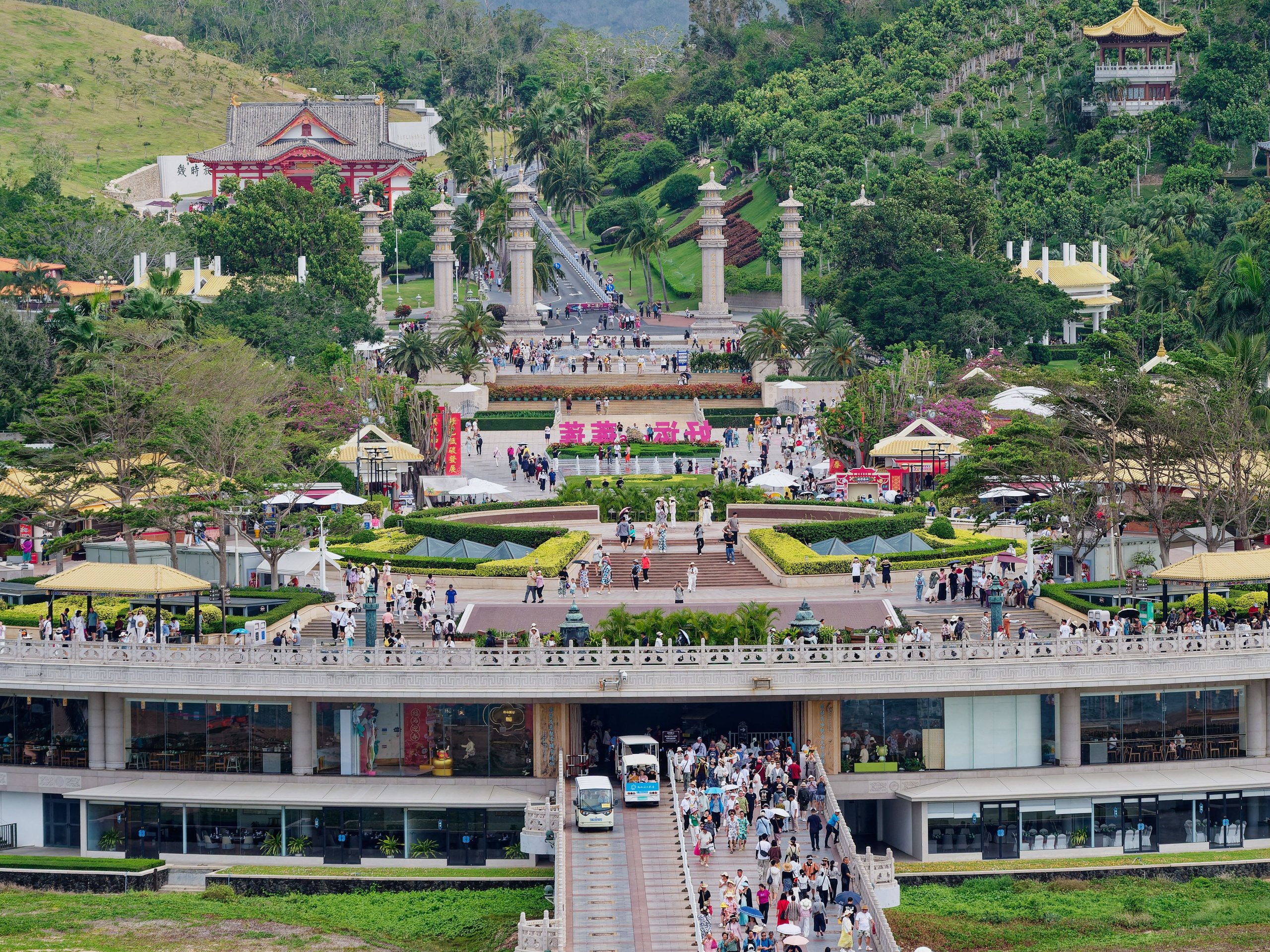 Хайнань 2026, Центр буддизма Наньшань на Хайнане. Фотопрогулки по Миру