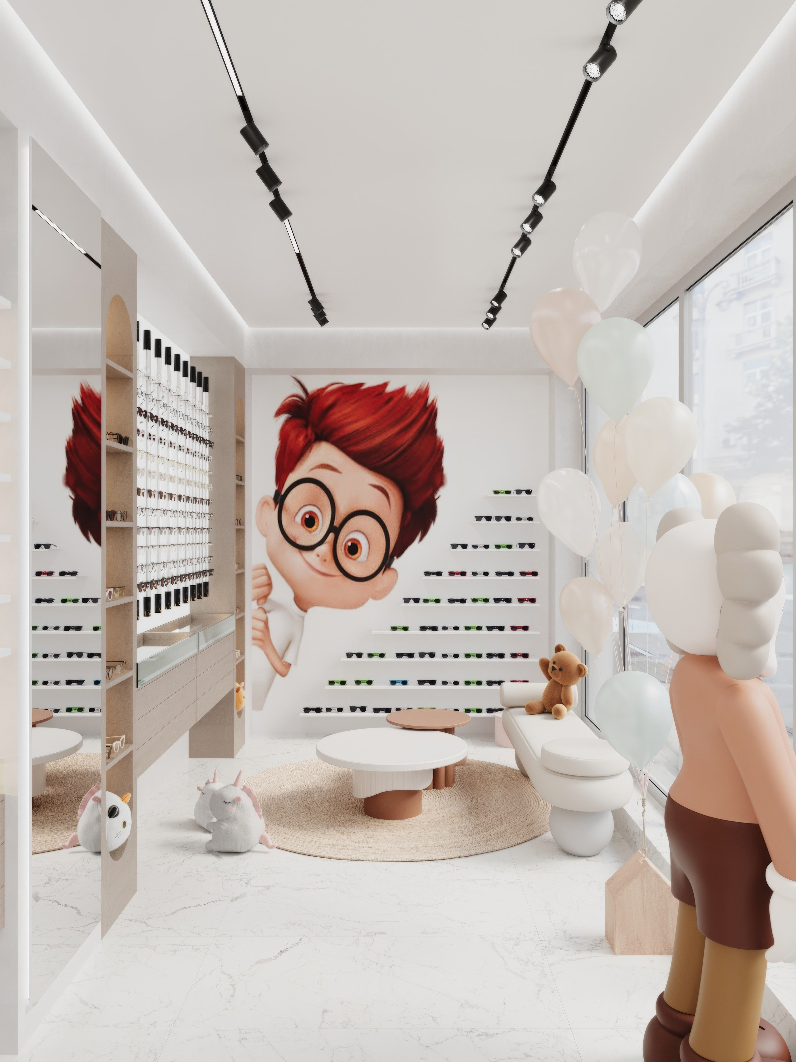 Магазин оптики «Орион». Мансур Гусейнов дизайнер интерьеров г. Махачкала