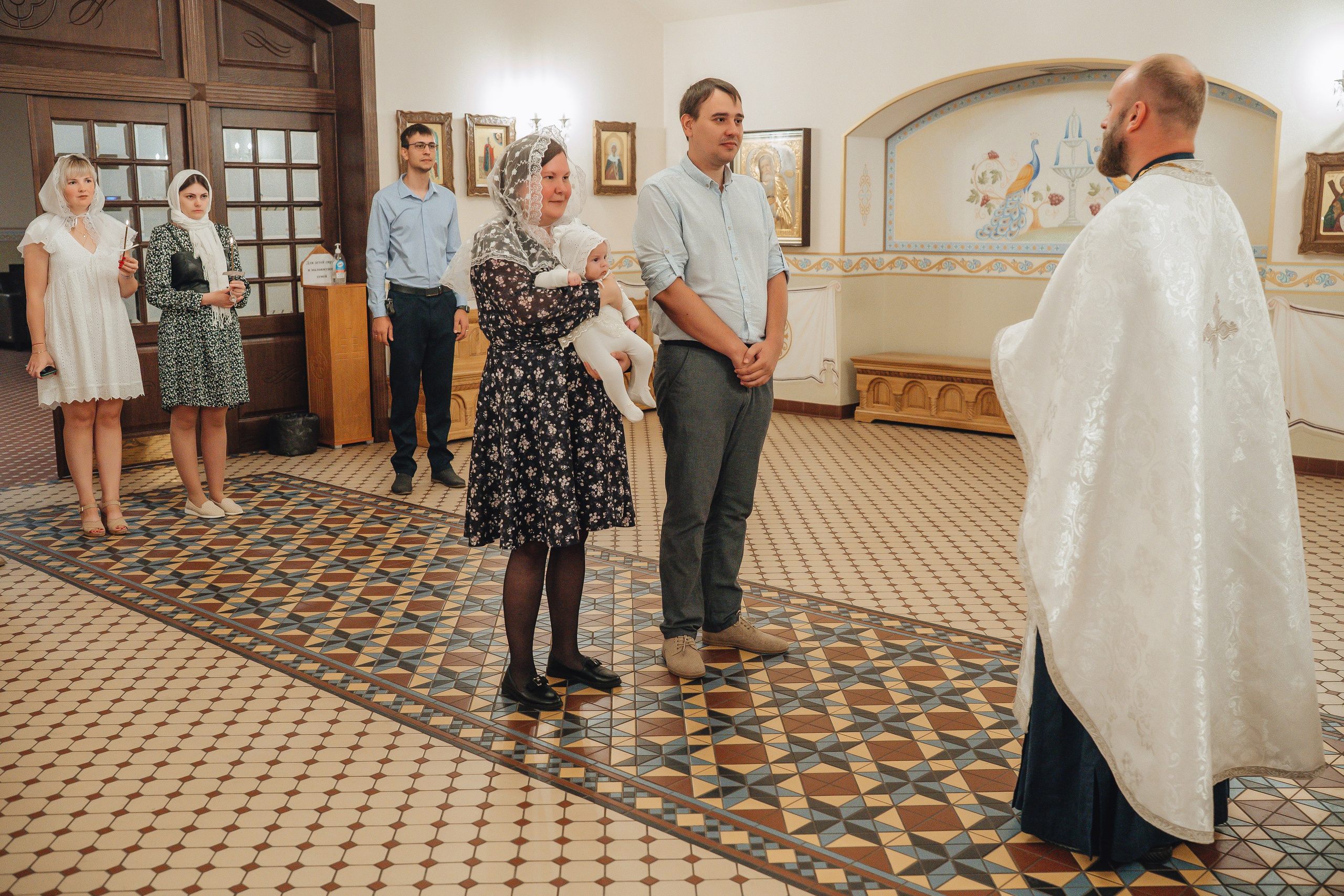 Крещение Ксении. Свадебный и семейный фотограф Пушкин Царское Село СПБ Питер Санкт-Петербург и Рязань Ольга Козлова