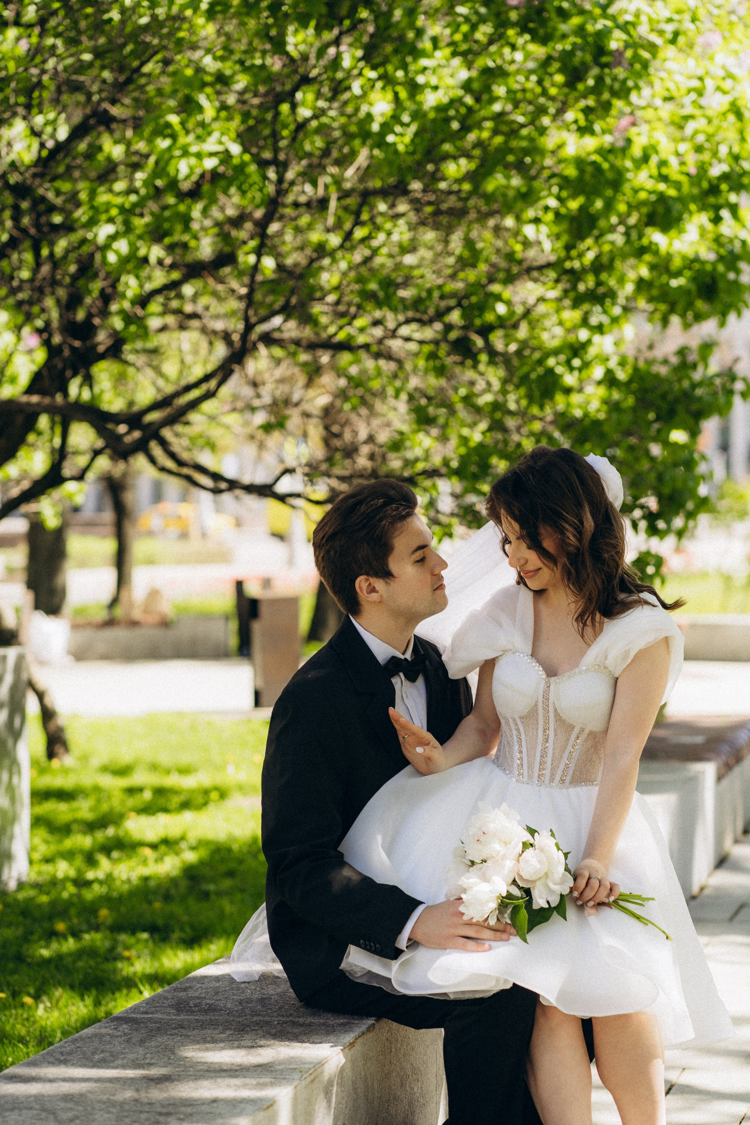 Свадебная фотопрогулка в Москве по центру города. Свадебный фотограф в Москве Анна Полушина