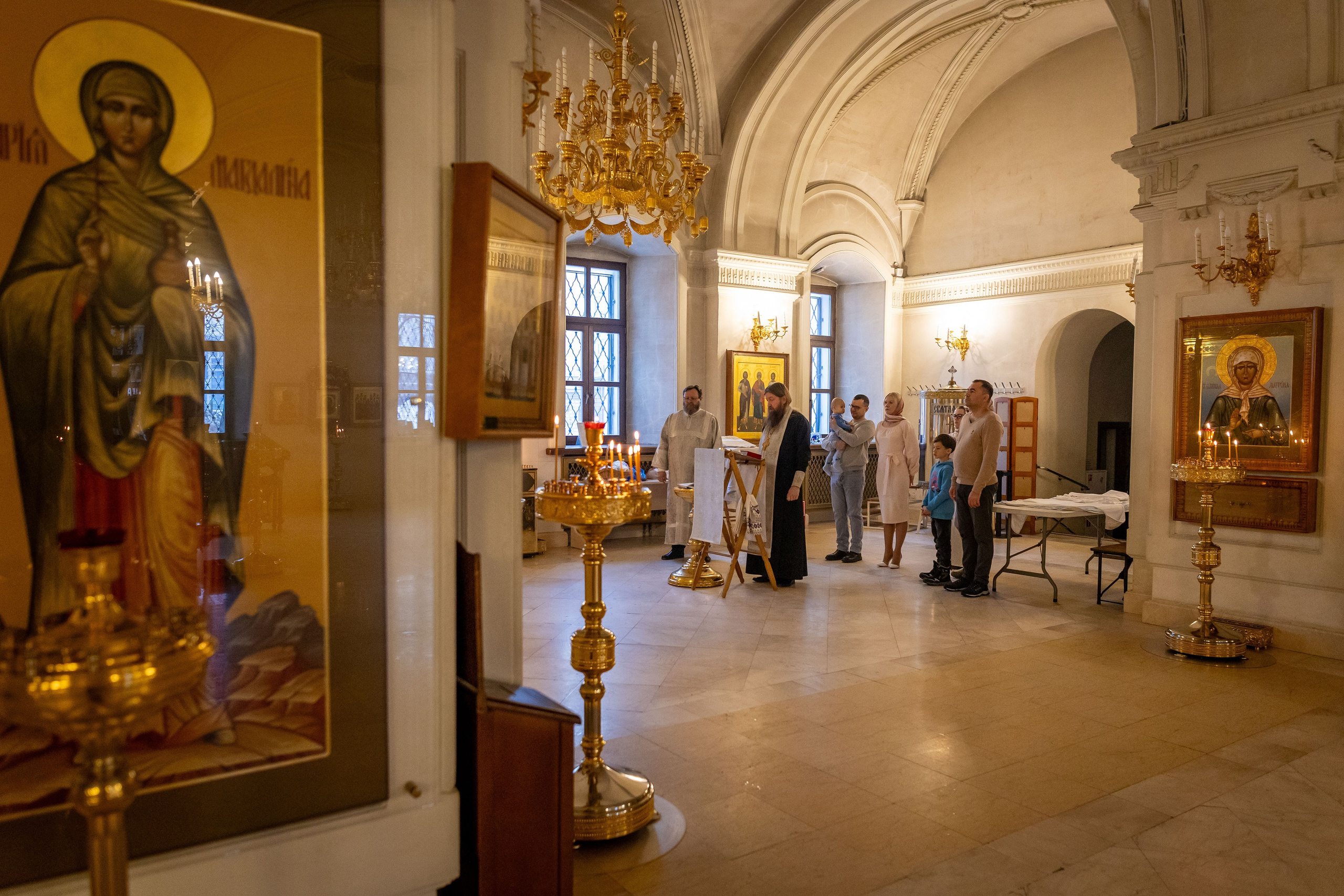 Таинство крещения Алексея. Семейный и детский фотограф Анна Петракова