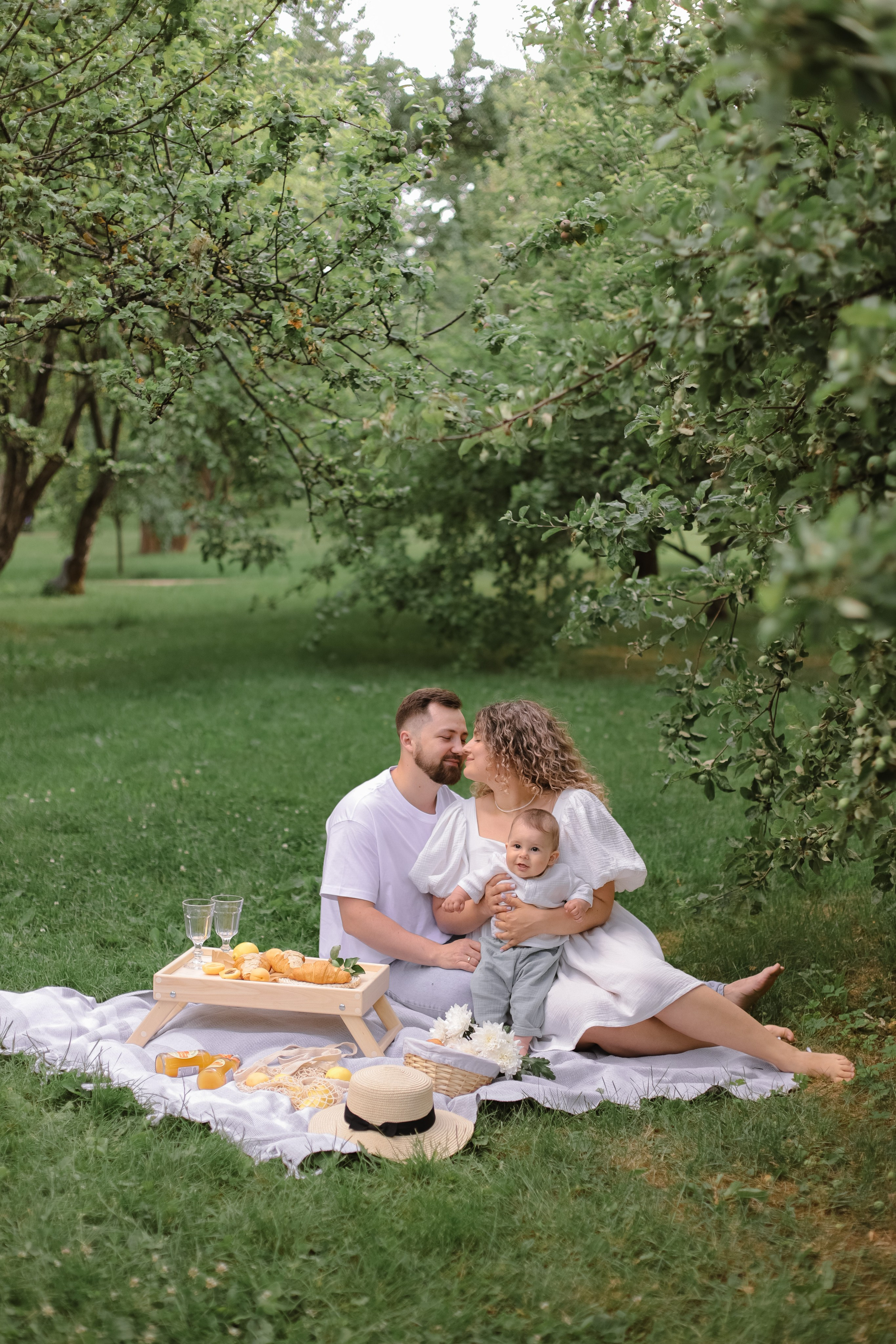 Пикник: Саша, Алёна, Прохор и Миша. Свадебный, семейный и детский фотограф в Люберцах Зайцева Анастасия