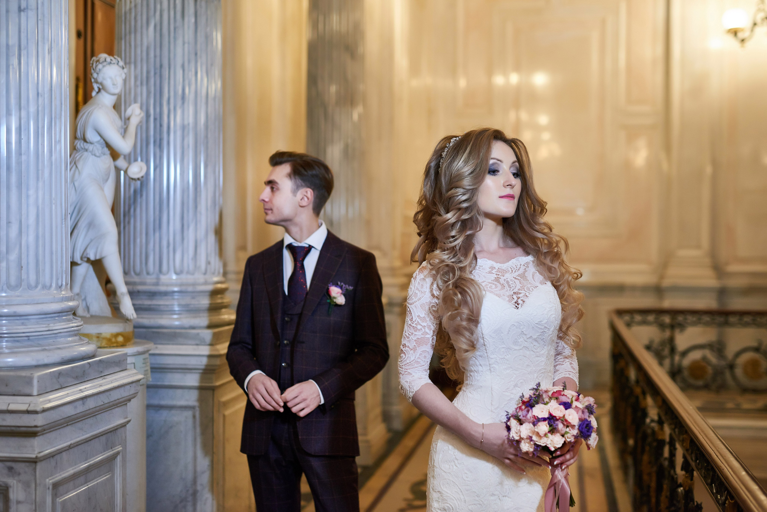 Илона и Андрей (фотосессия в ночном Эрмитаже). Портретный, семейный и свадебный фотограф в Санкт-Петербурге и в Пушкине Ширяев Денис