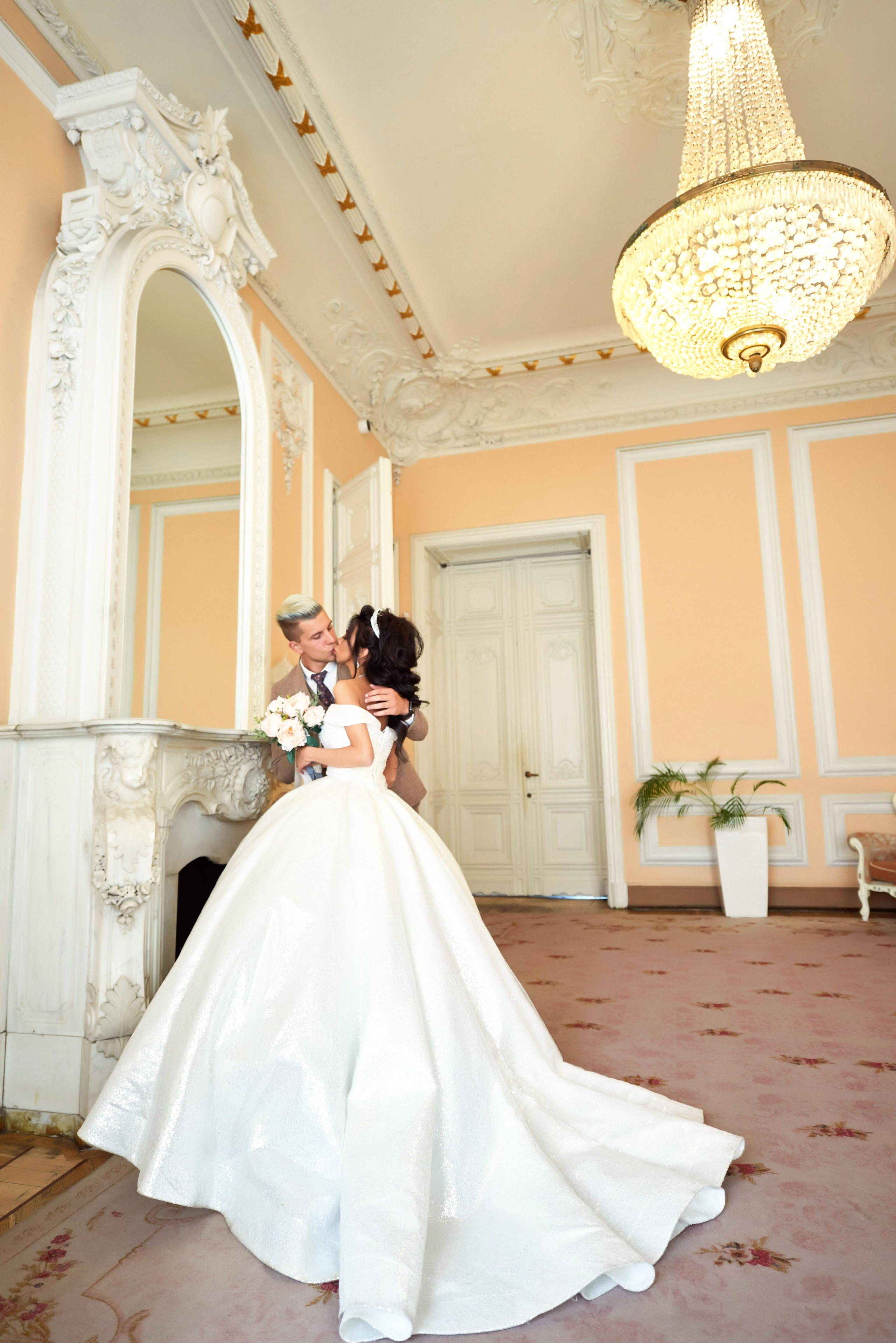 Михаил и Анна (Первый Дворец Бракосочетания России на Английской набережной 28). Портретный, семейный и свадебный фотограф в Санкт-Петербурге и в Пушкине Ширяев Денис