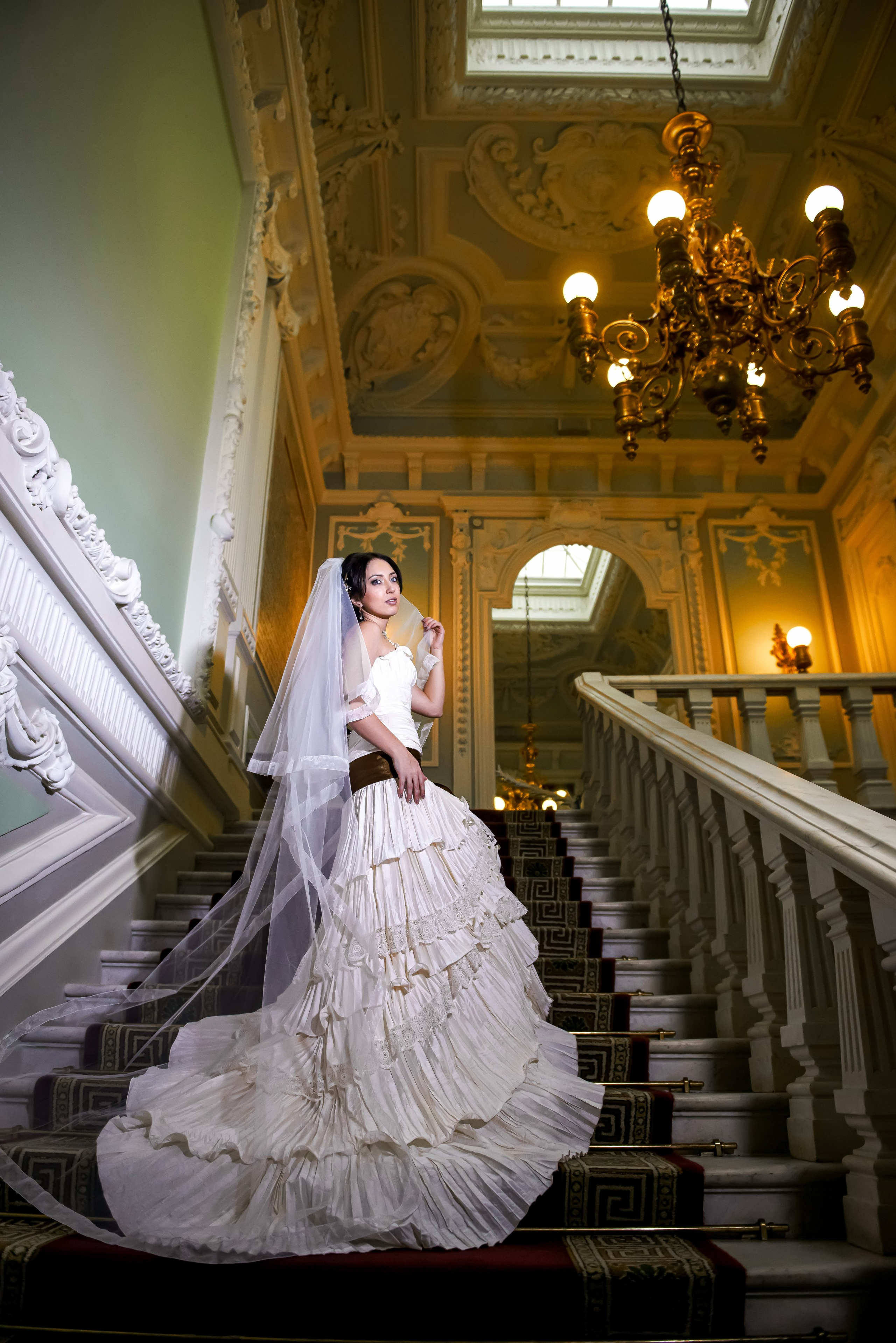 Свадебная фотосессия в Доме Архитектора на Большой Морской ул. Портретный, семейный и свадебный фотограф в Санкт-Петербурге и в Пушкине Ширяев Денис