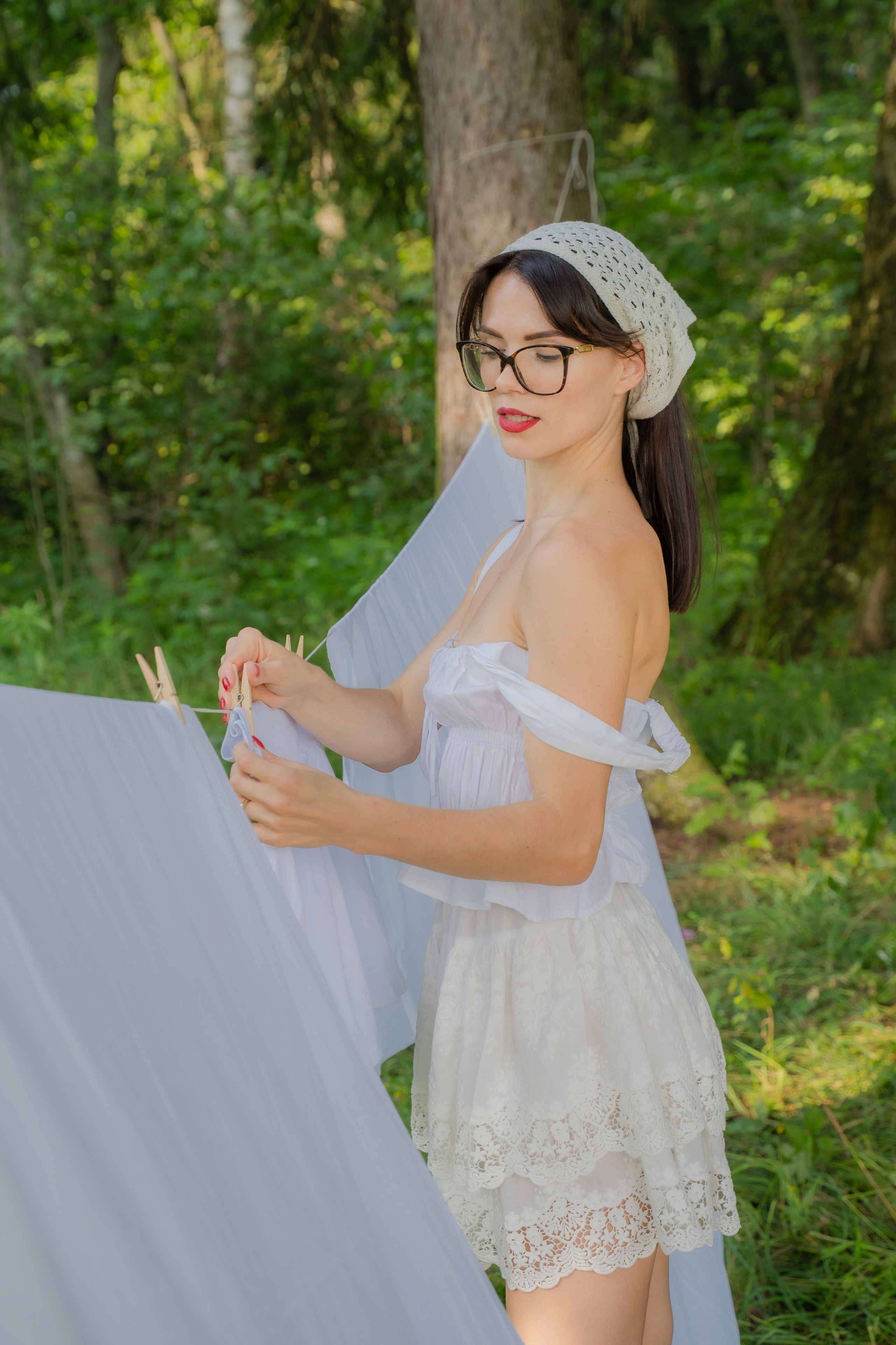 Фотосессия на природе «прачка»