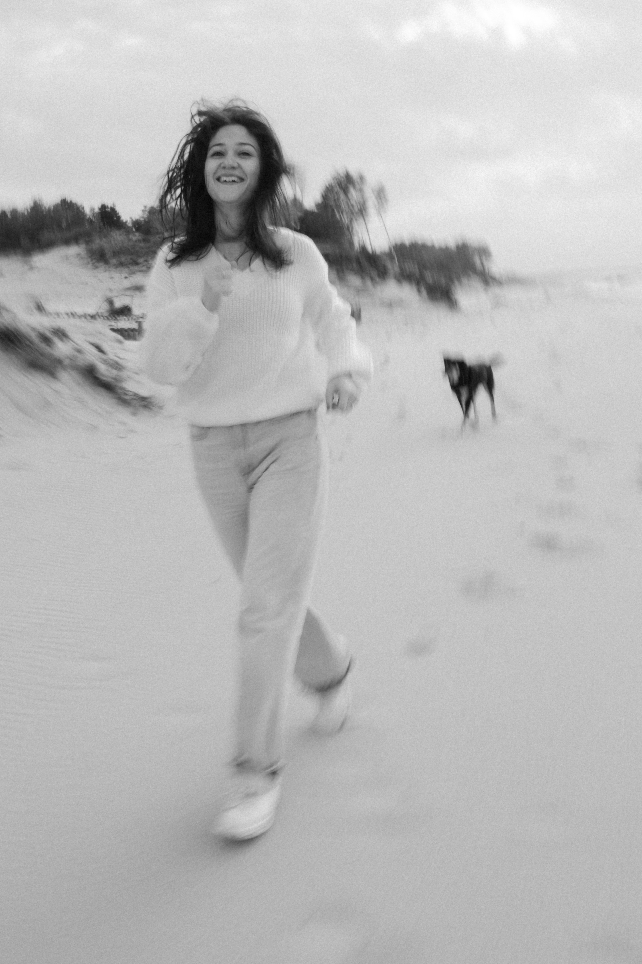 Мечта о Балтийской косе…и собаке. Съемка для Ани. Фотограф в Москве (готова приехать к вам в город)