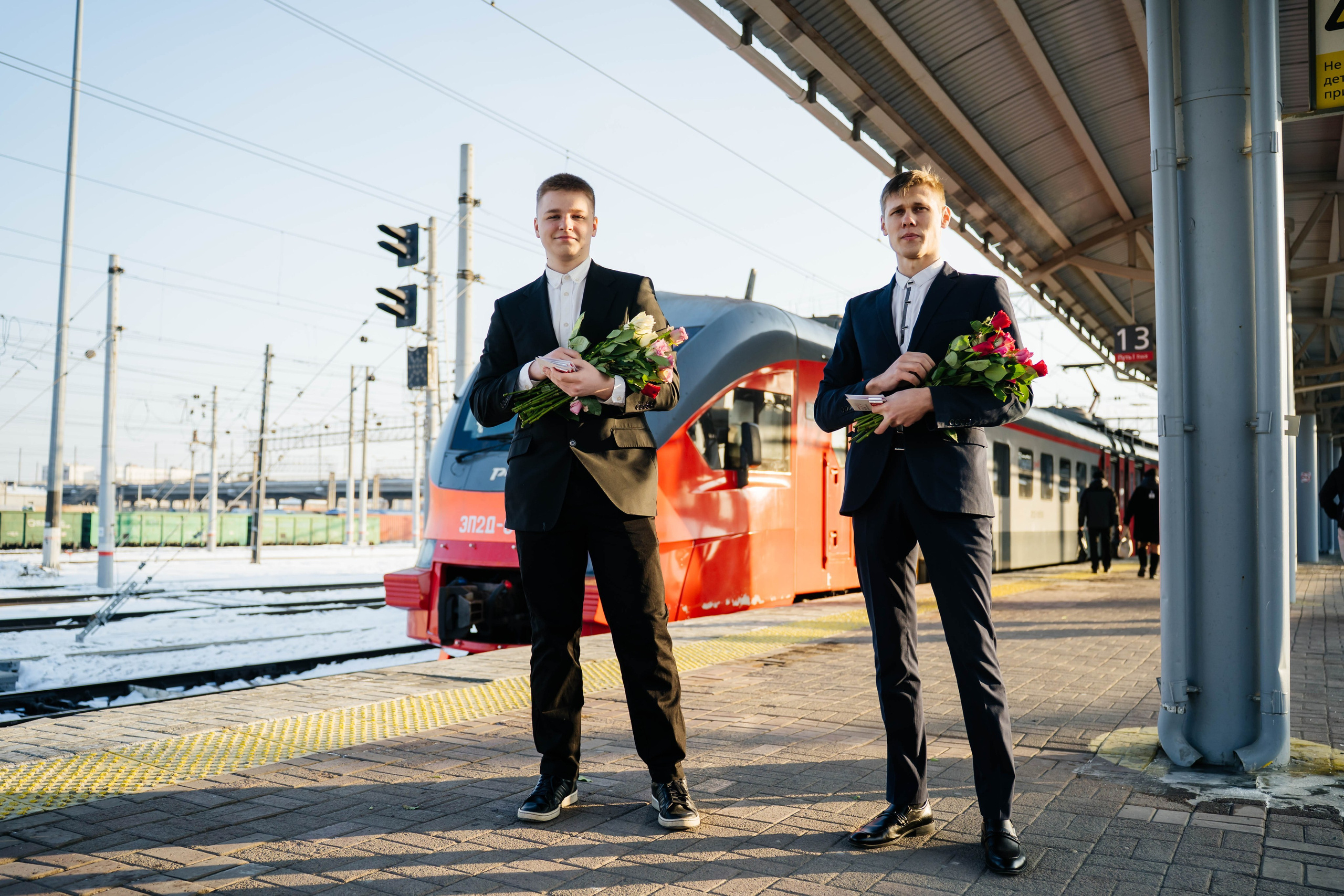 8 марта с РЖД. Видеограф и Фотограф в Челябинске Ксения и Владимир Рюмины
