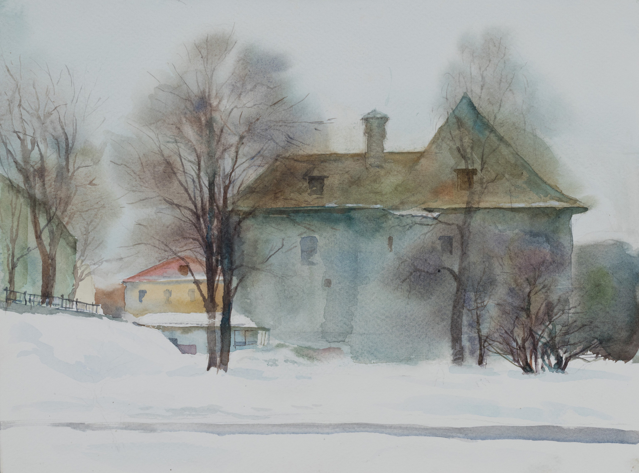 "На Пречистенке" 23 х 30 2016г.