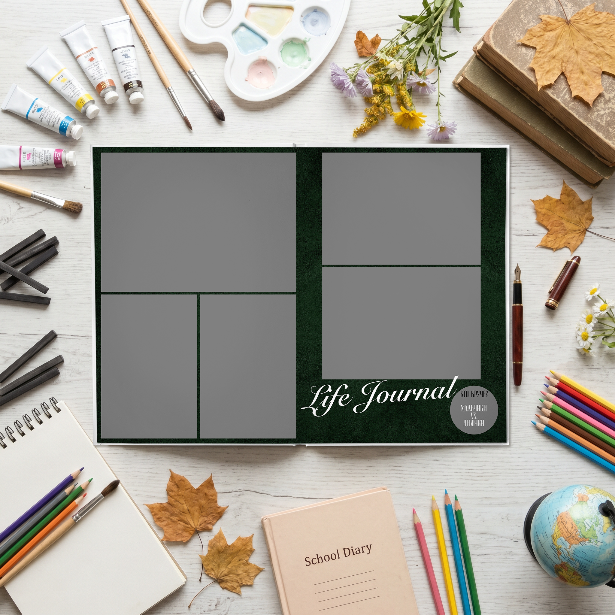 014 Life Journal. Дизайны, psd шаблоны школьных и выпускных альбомов и обложек
