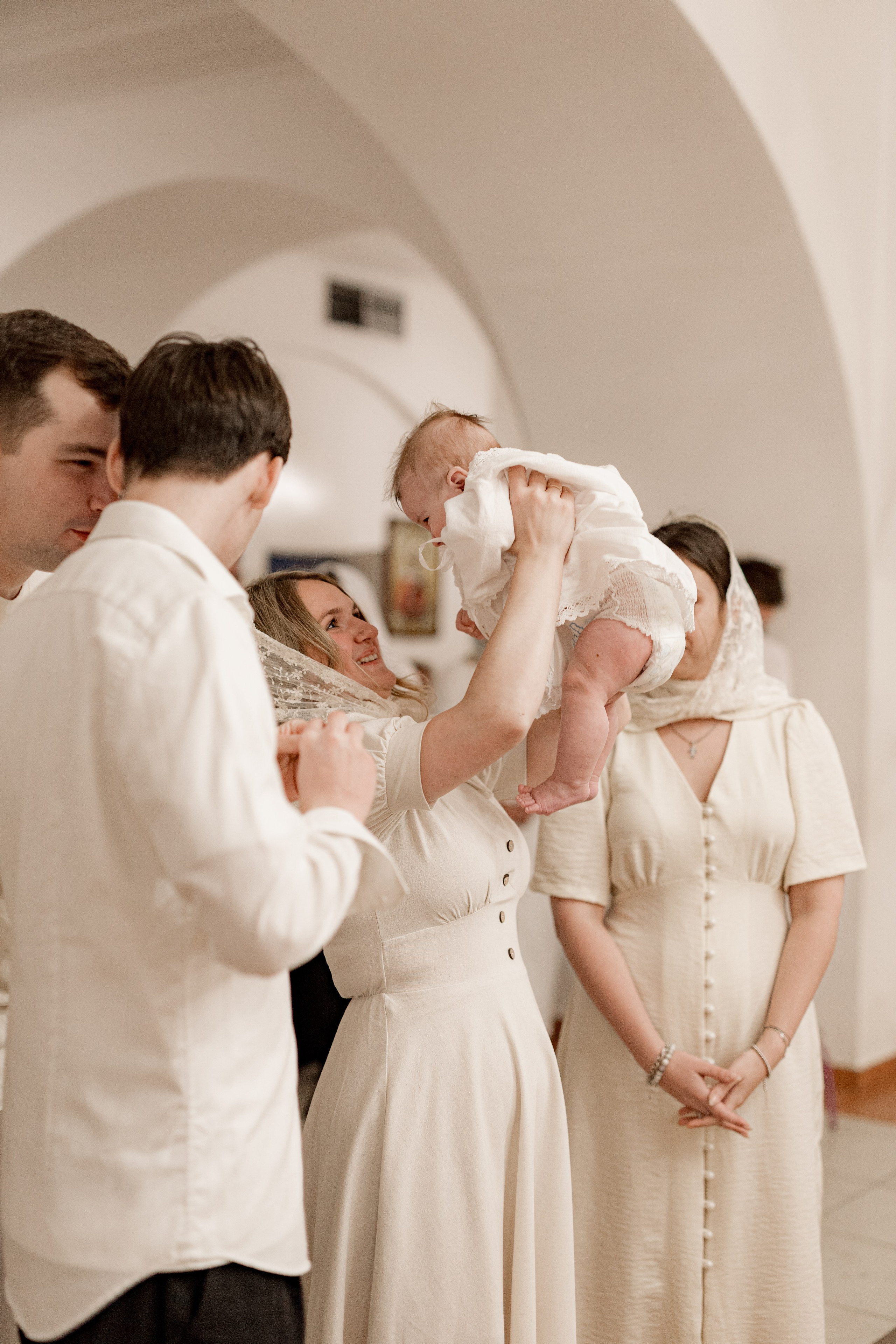Таинство Крещения Саши. Фотограф новорождённых Newborn Москва