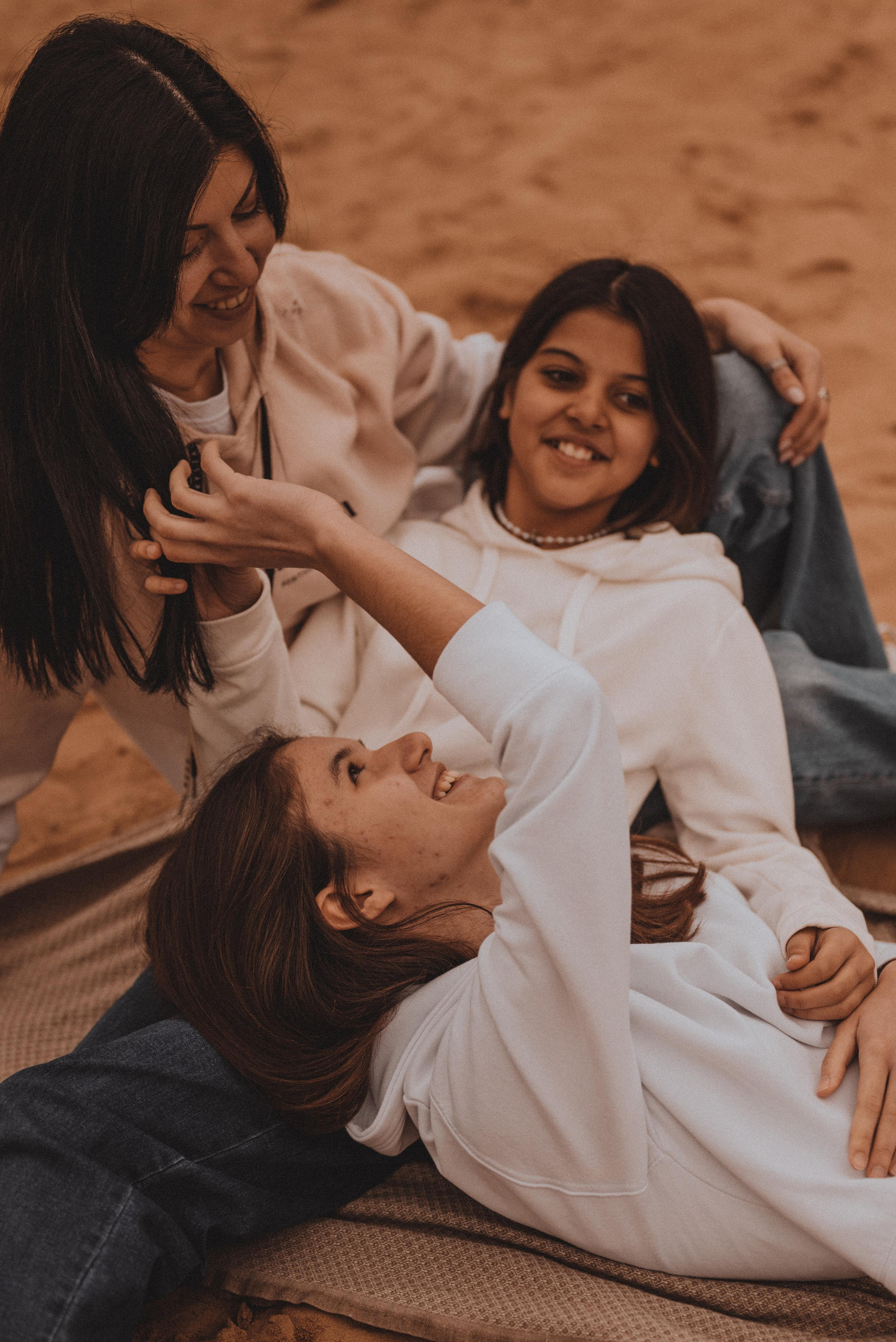 Оксана, Амина и Лиля. Фотограф Кристина Пархоменко