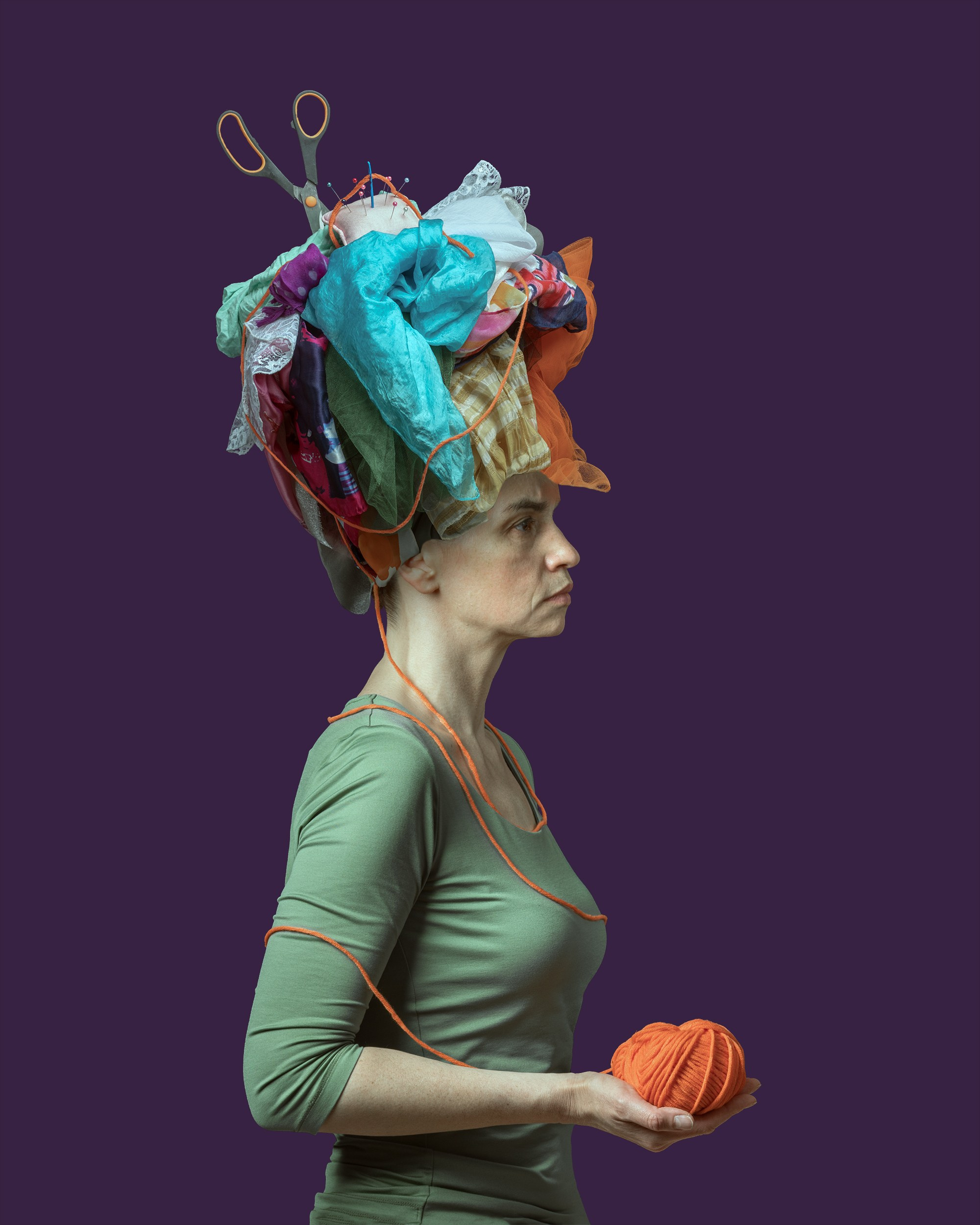 It’s all in the hat. Alena Ivochkina Visual Artist