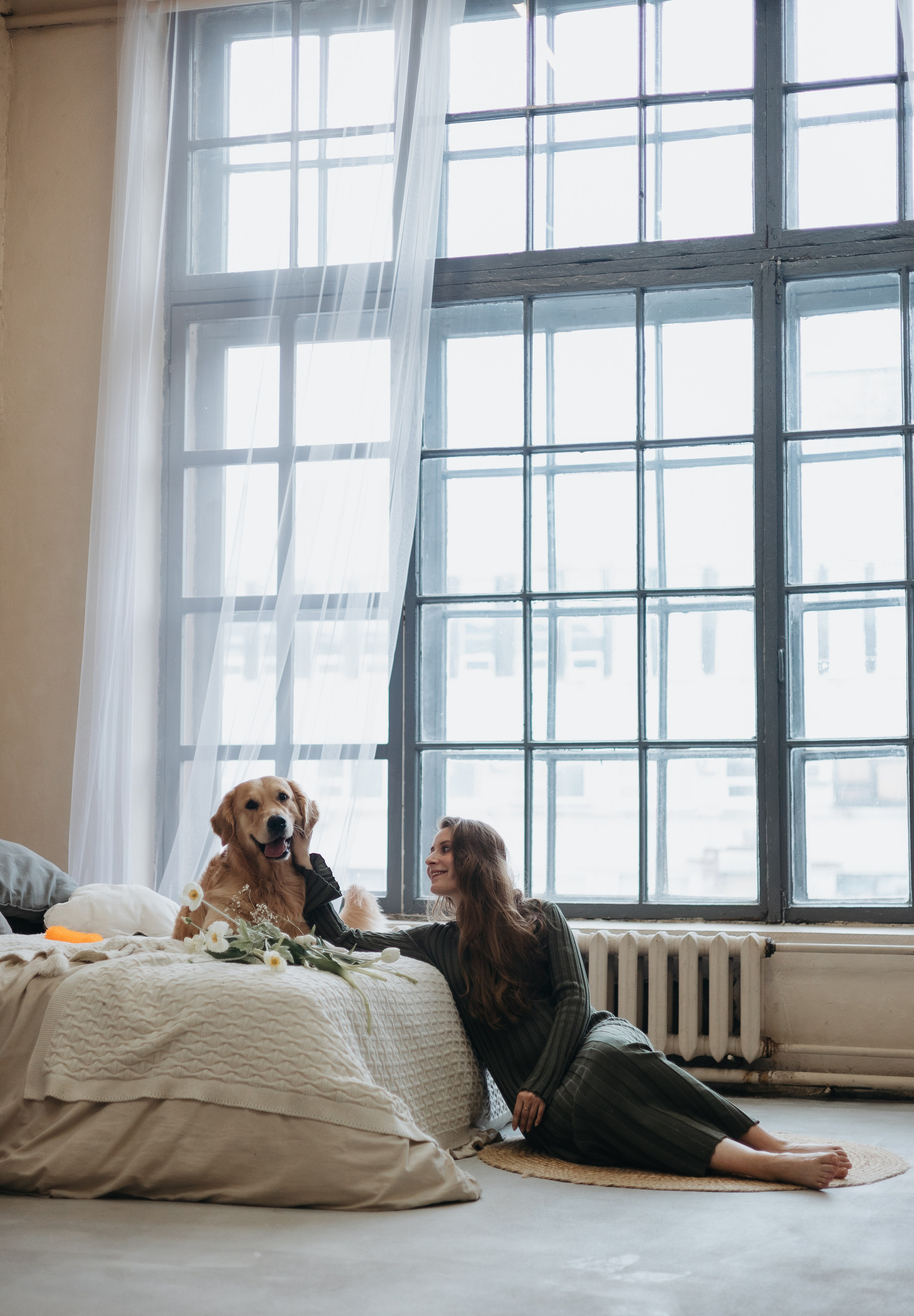 Лена, Никита и Сэм. Фотограф животных Евгения Верцинская