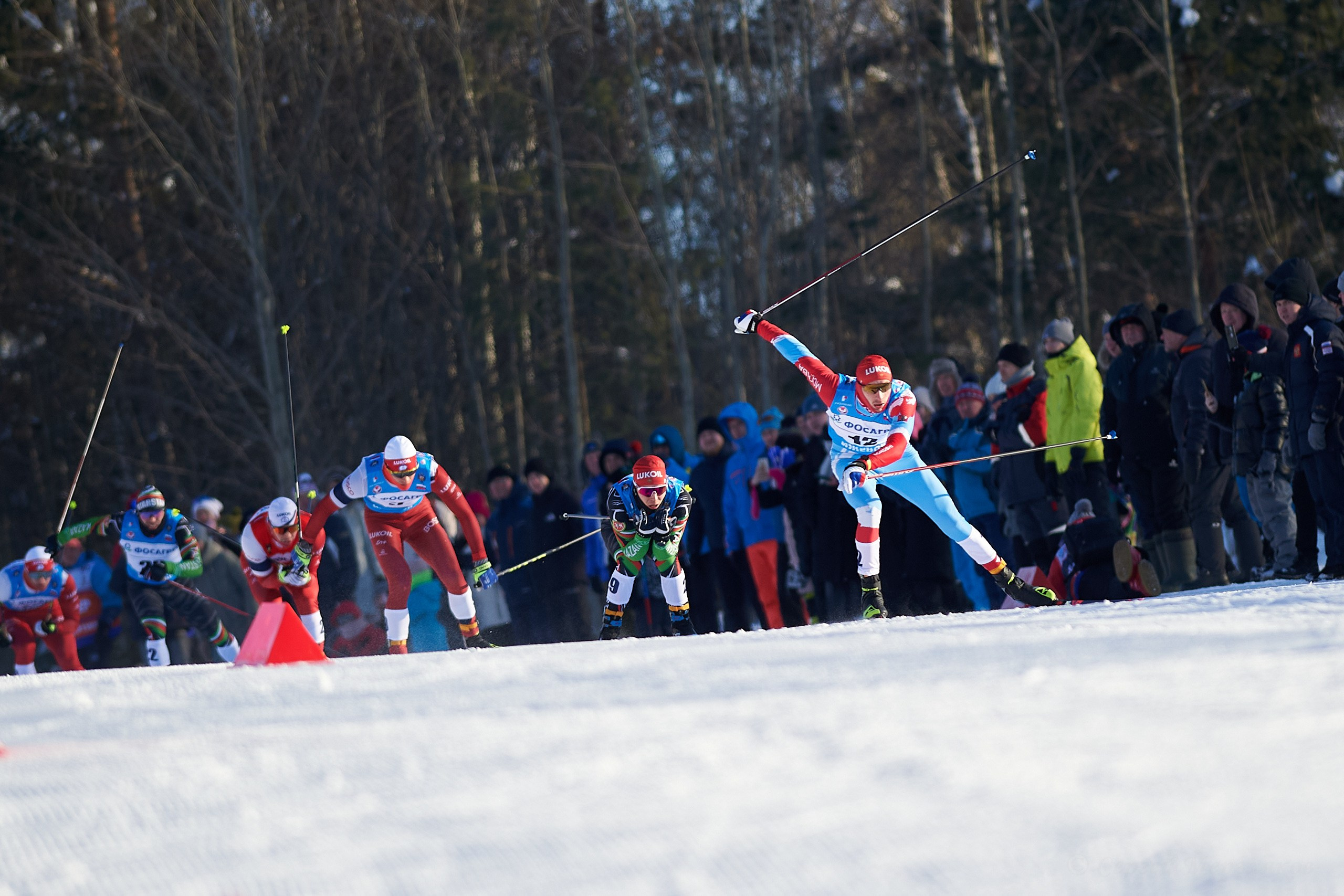 VI этап ФосАгро Кубка России по лыжным гонкам. Спринт. Ижевск 25.01.2025. Спортивный репортажный фотограф в Ижевске Сергей Мерзляков