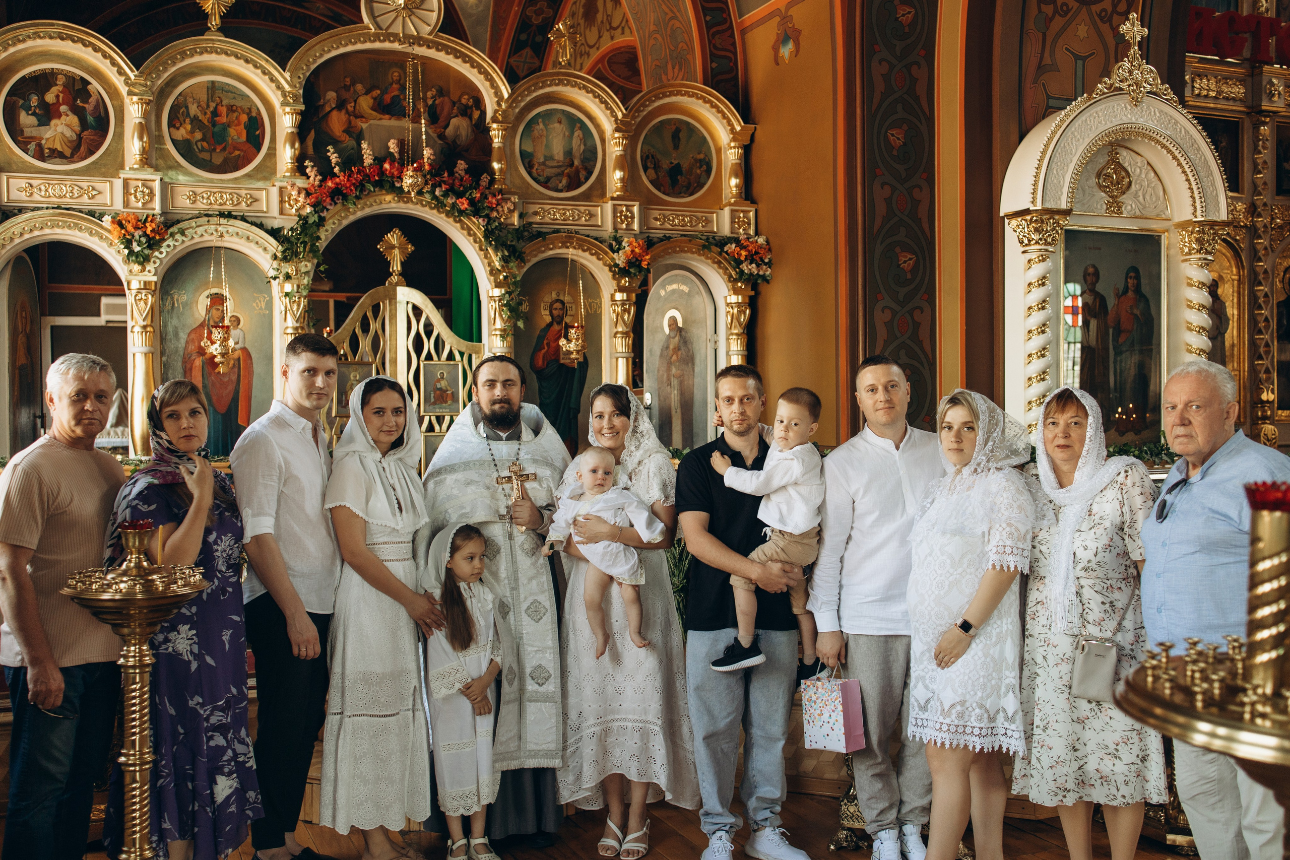Двойное крещение Анны и Саши. Самый теплый фотограф в Краснодаре Рябоконь Ксения