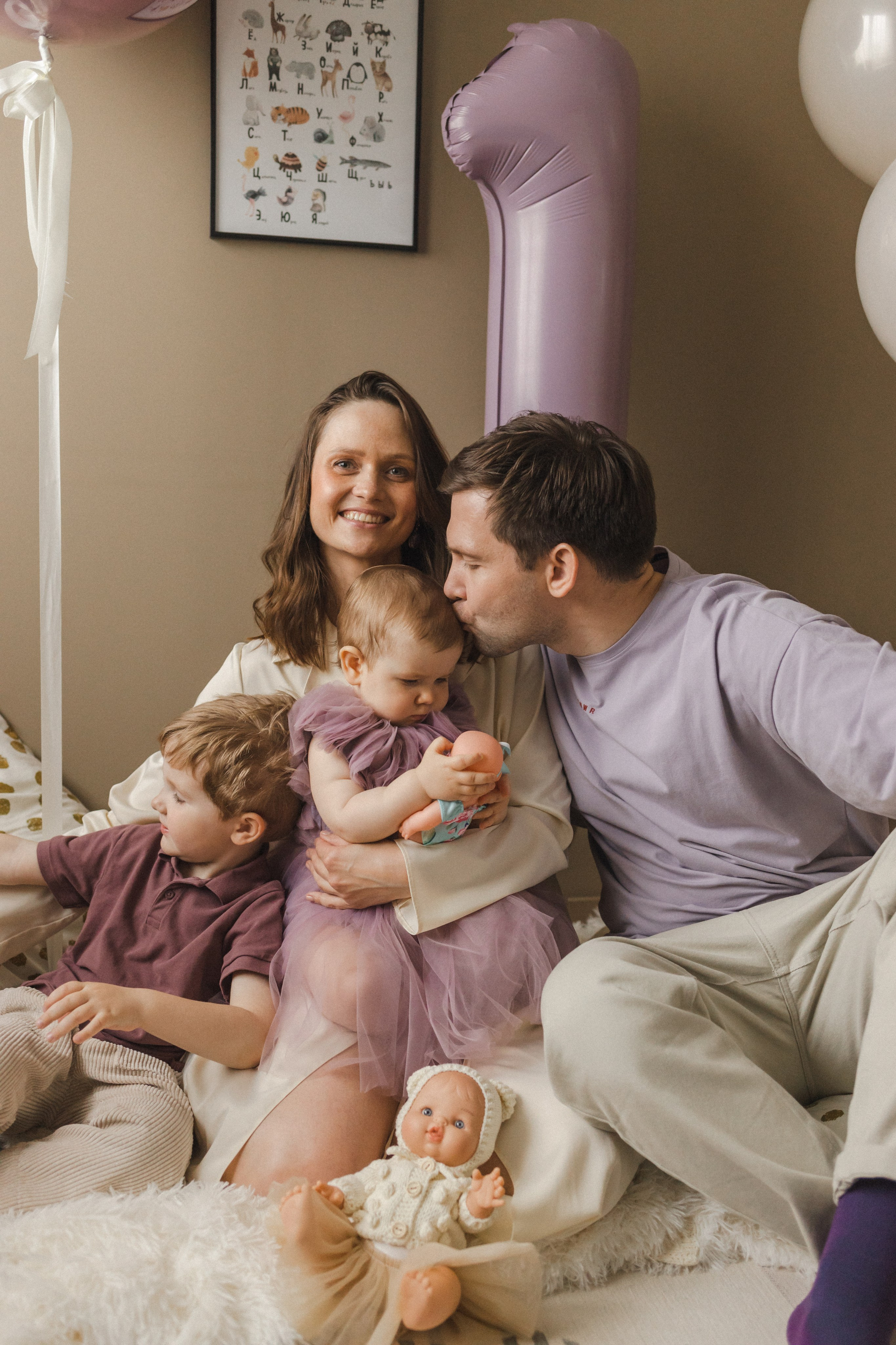 Аглае 1 годик. Семейный фотограф в Москве