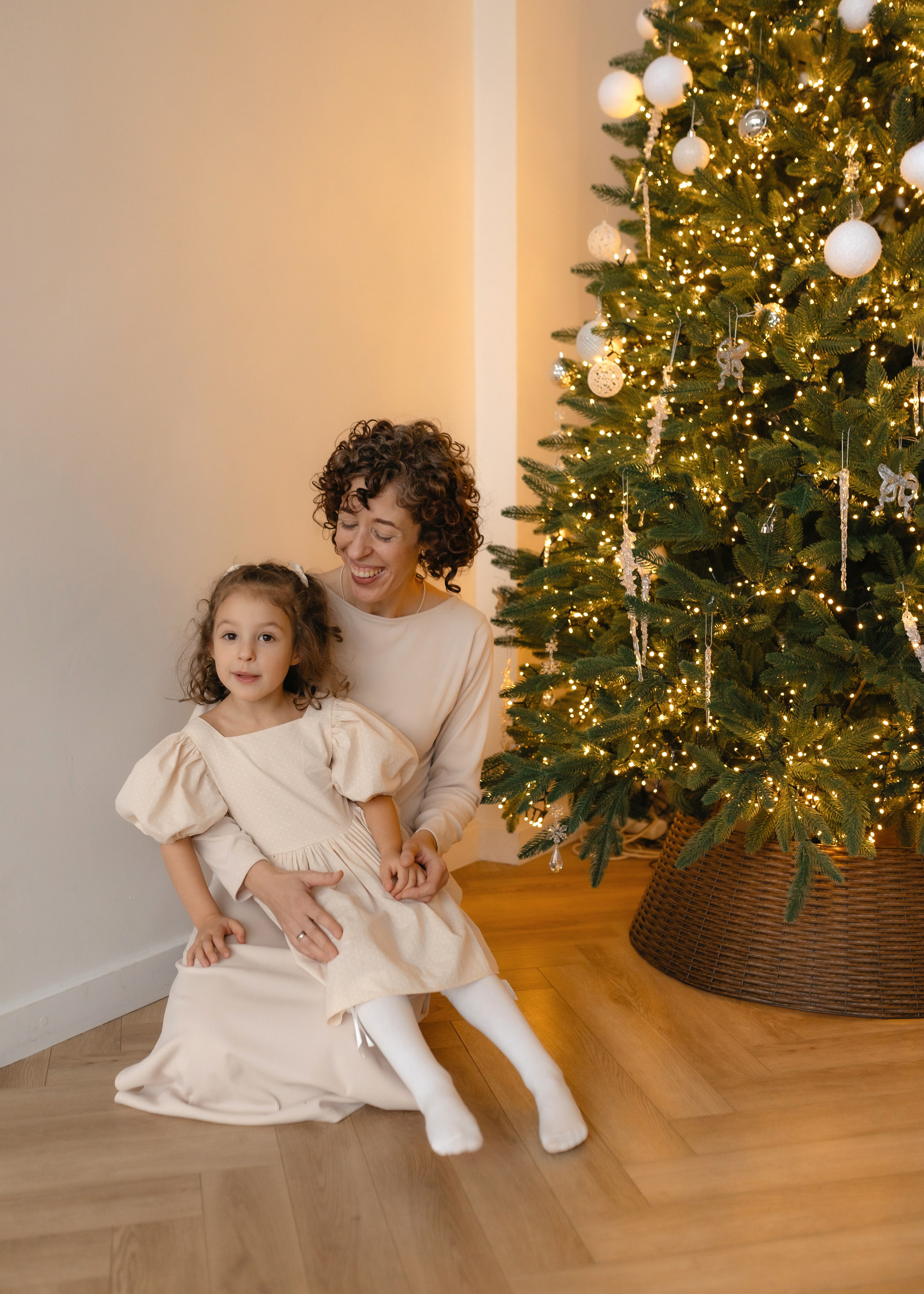 Семейная новогодняя съемка в студии. Семейный и портретный фотограф Нижний Новгород