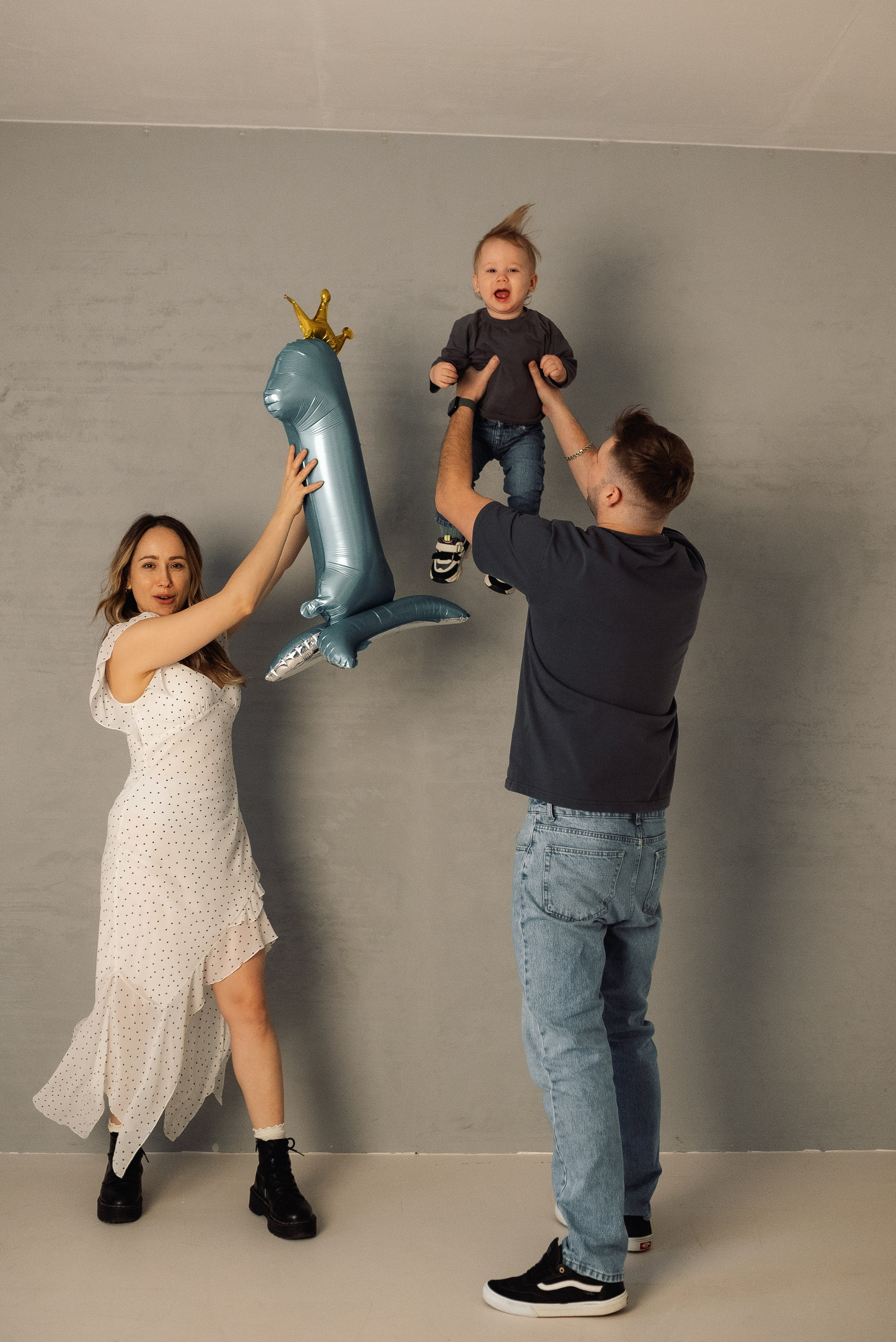 Годовасие с мамой и папой. Семейный и детский фотограф в Щелково Алена Дробот