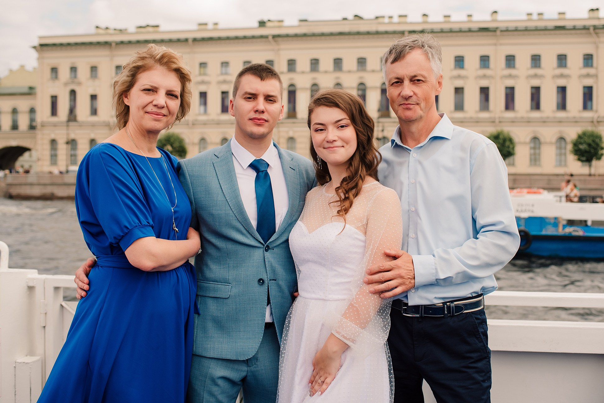 Юля и Андрей. Банкет на воде. Семейный и Свадебный фотограф. Санкт-Петербург. Пушкин