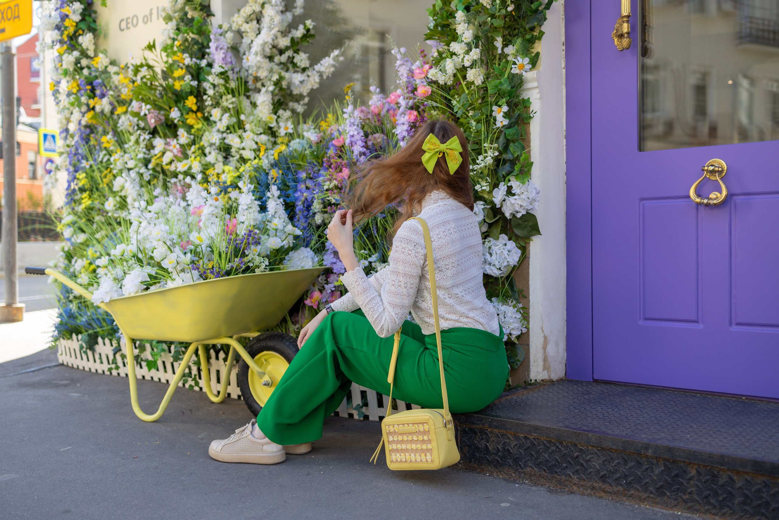 Весенняя прогулка с Еленой по Патриаршим. Репортажный, семейный и студийный фотограф в Москве Демин Алексей