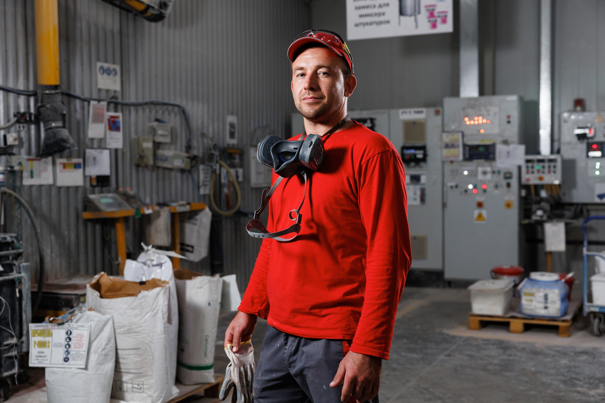 Завод строительных смесей. Фотограф Ставрополь Петр Голубенко