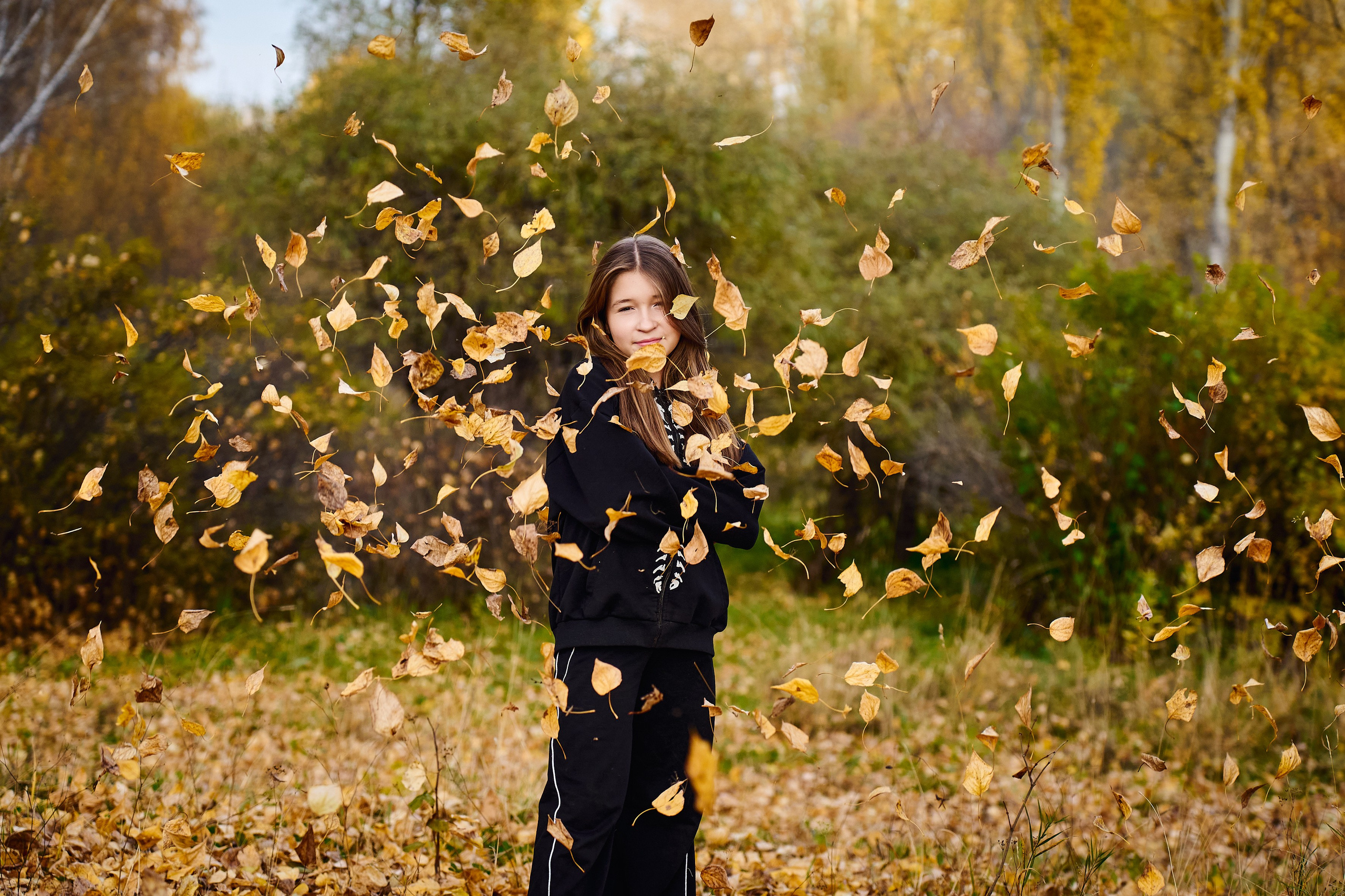 В осеннем парке. Репортажный и портретный фотограф в Томске Ларионов Артём