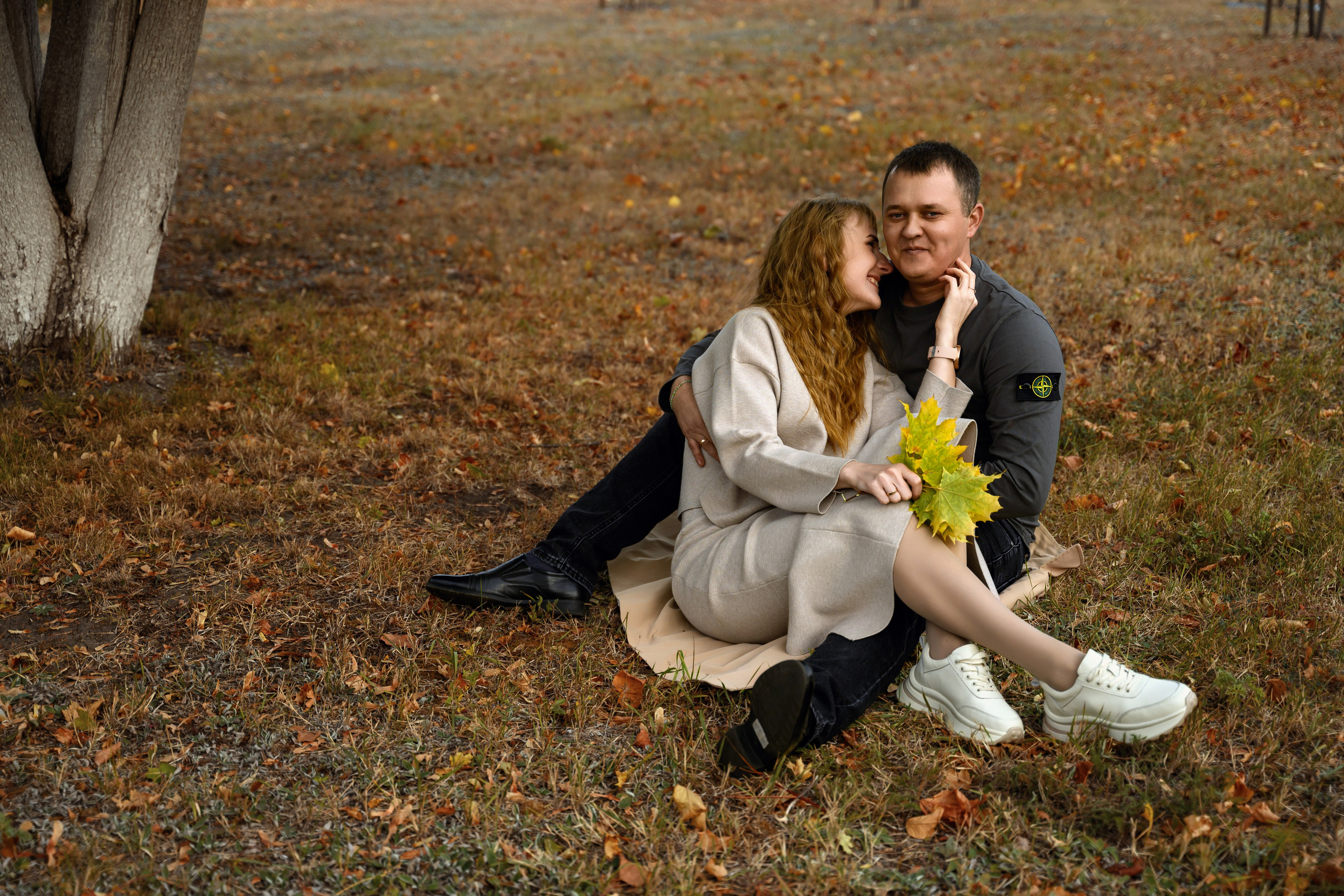 Осенняя фотосессия в стиле Love Story. Семейный фотограф в Белгороде Амелина Алина