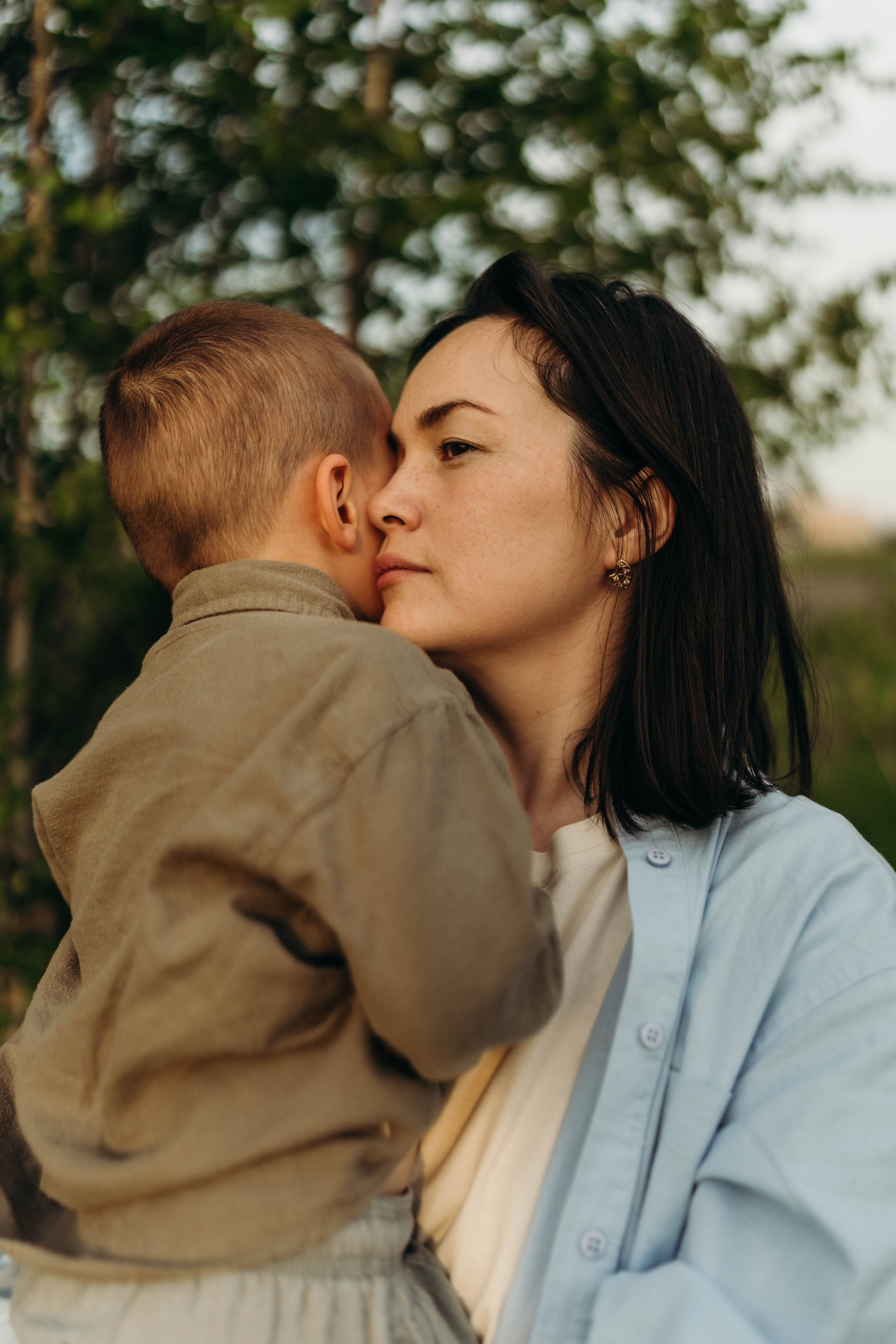 Семейная фотосессия на закате. Семейный и портретный фотограф во Владимире и Суздале