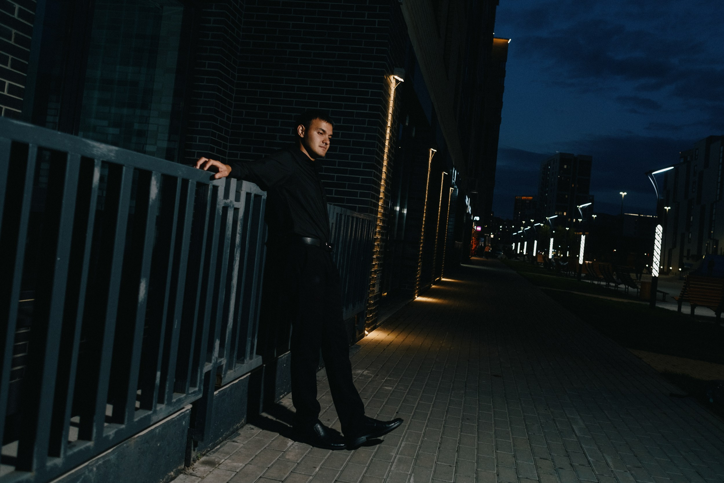 Ночная мужская съемка в тюмени. Фотограф Дарья Мустафина, Тюмень