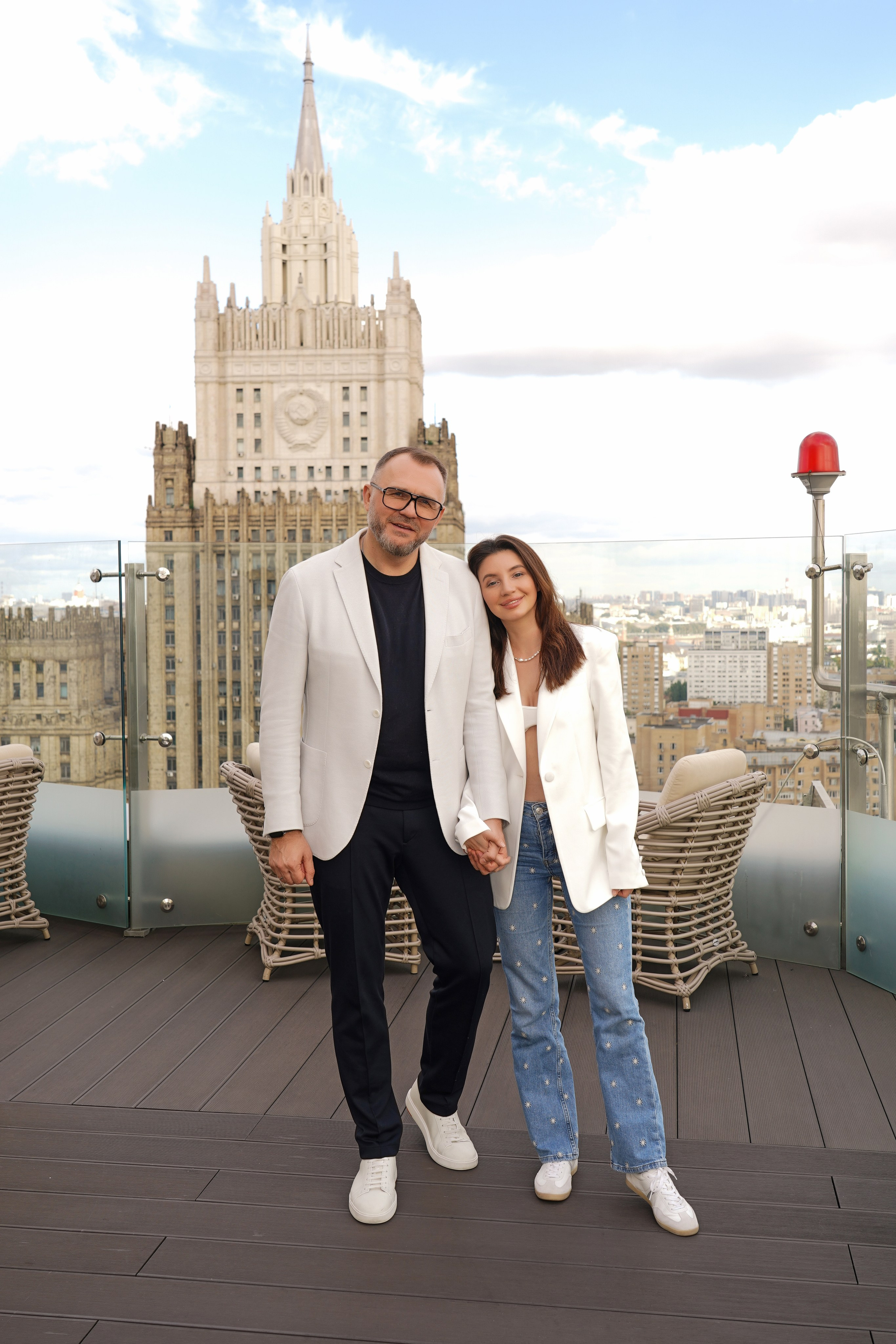 Свидание на крыше. Алена и Андреас. Анна, фотограф Москва, Зеленоград