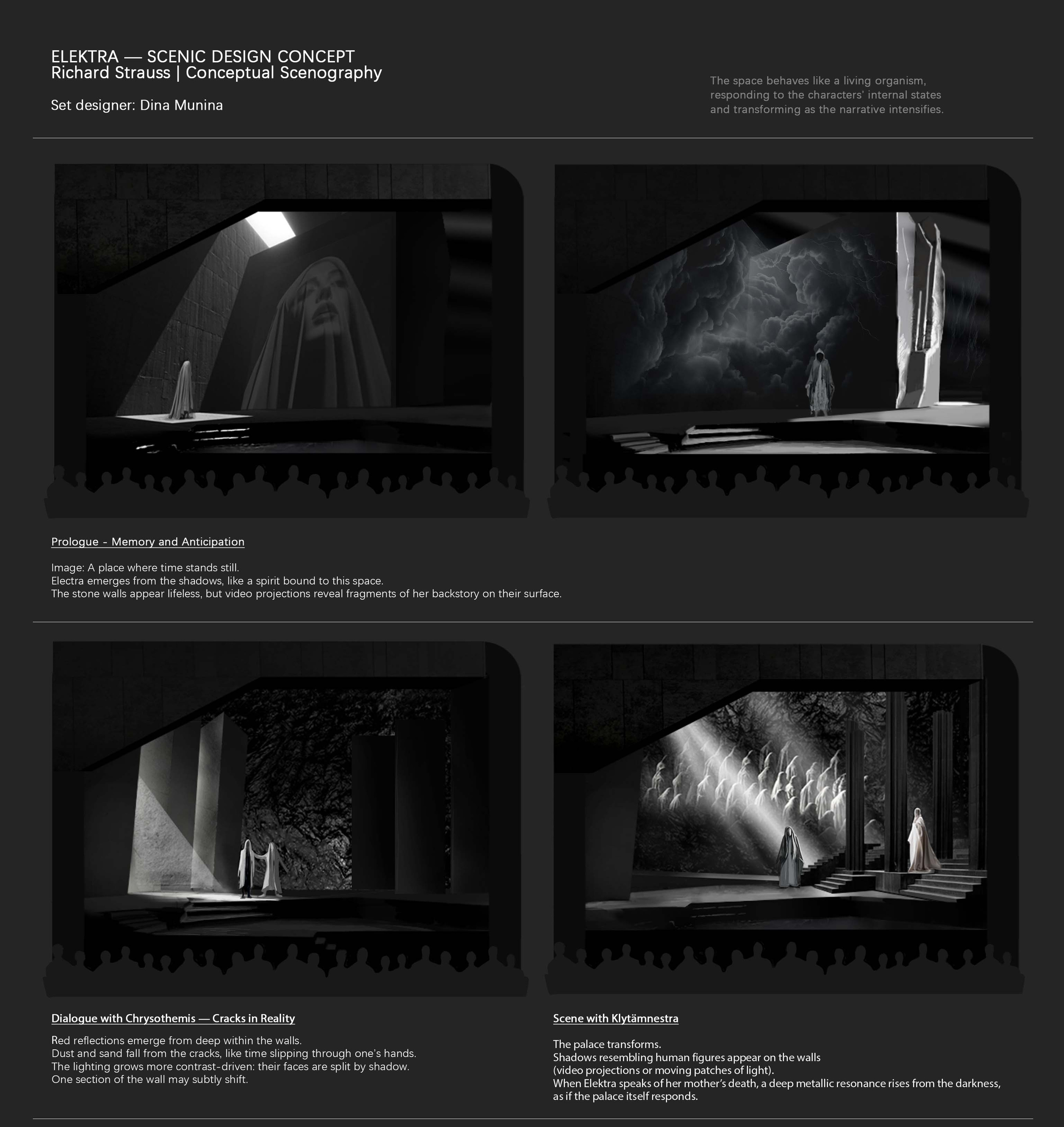 THEATER | ELEKTRA. Munina Dina. Set design portfolio