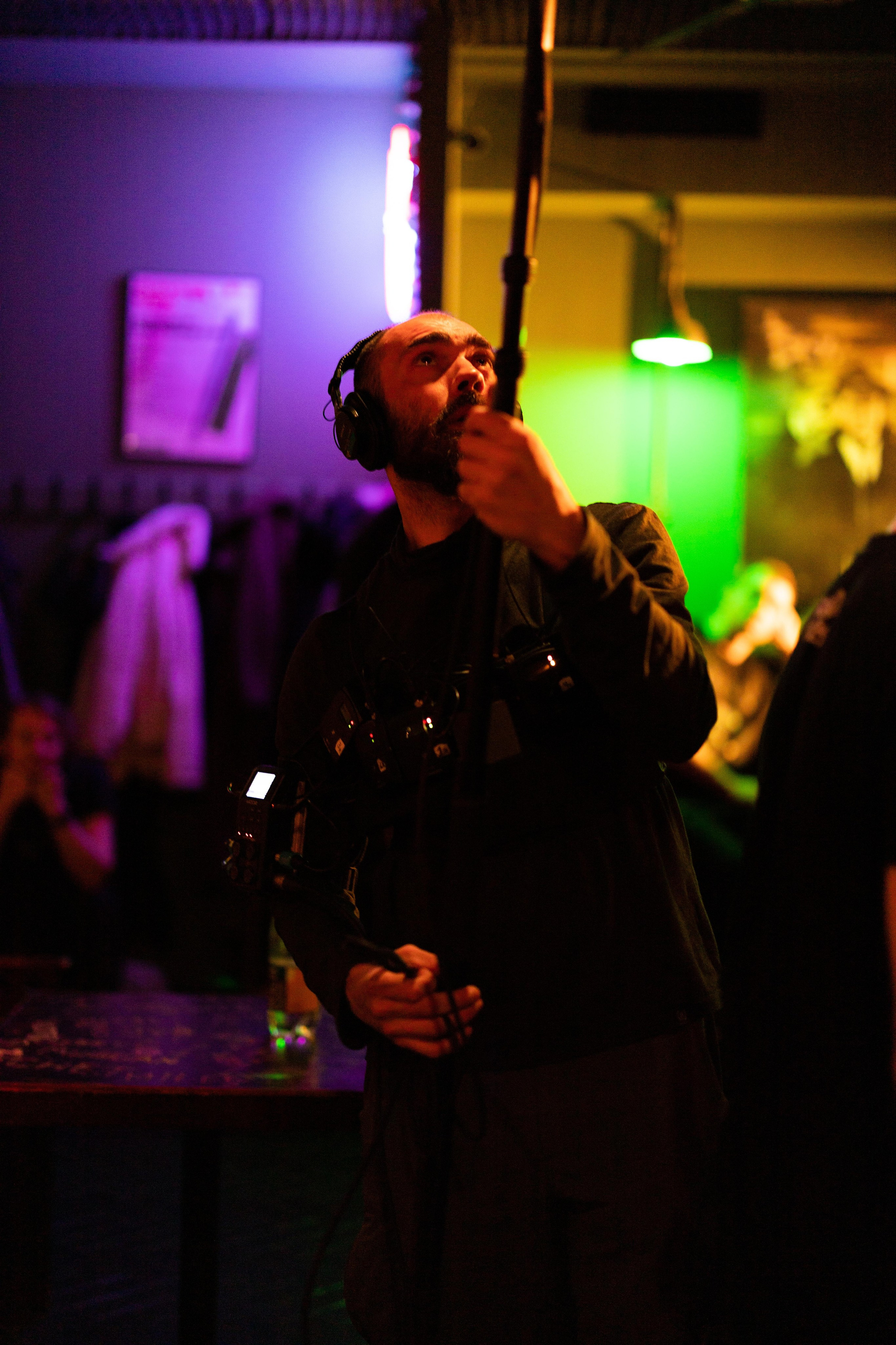 Film backstage. VICTORIA SHU