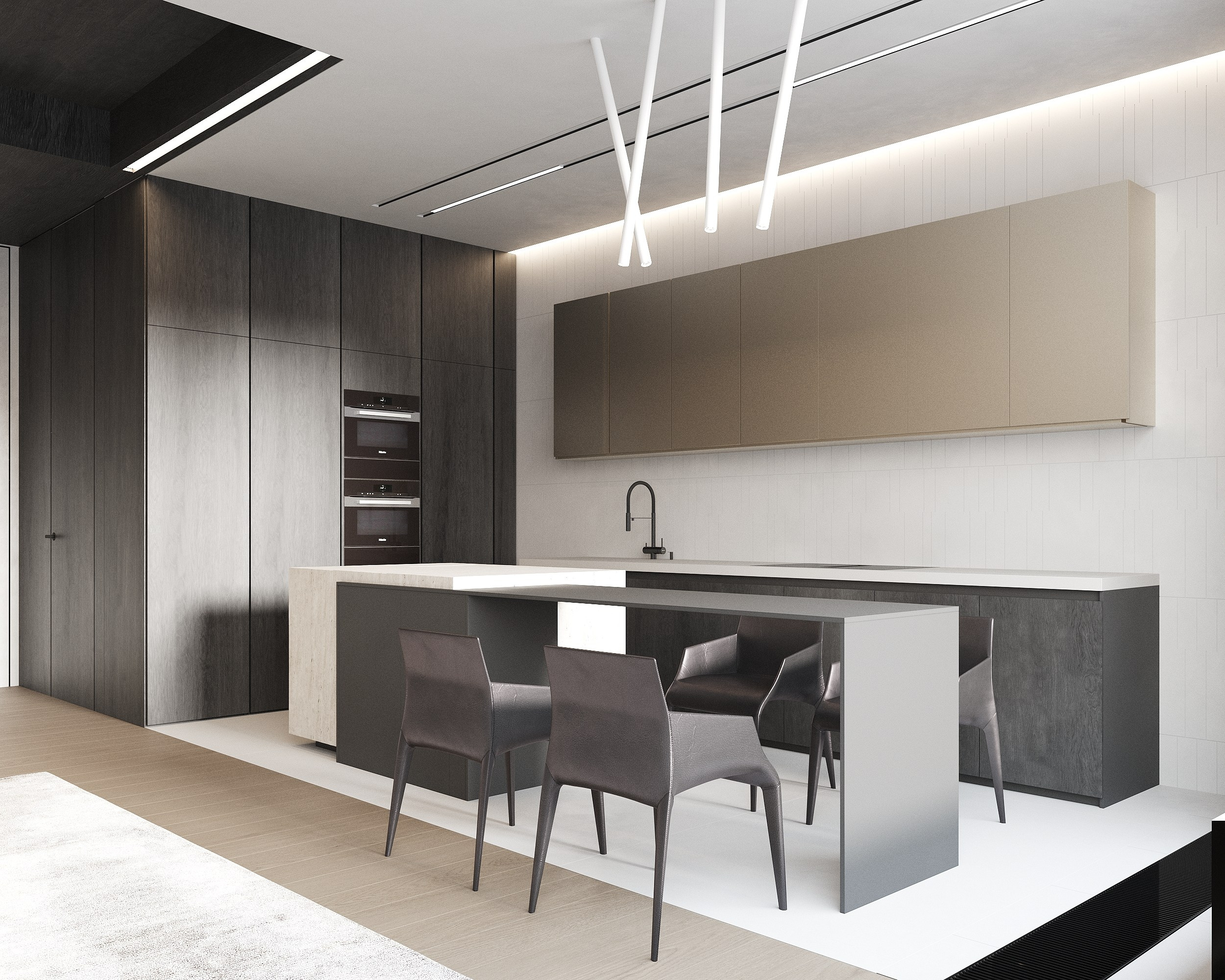 KM Residence Prime. Студия дизайна интерьера BERNIDesign