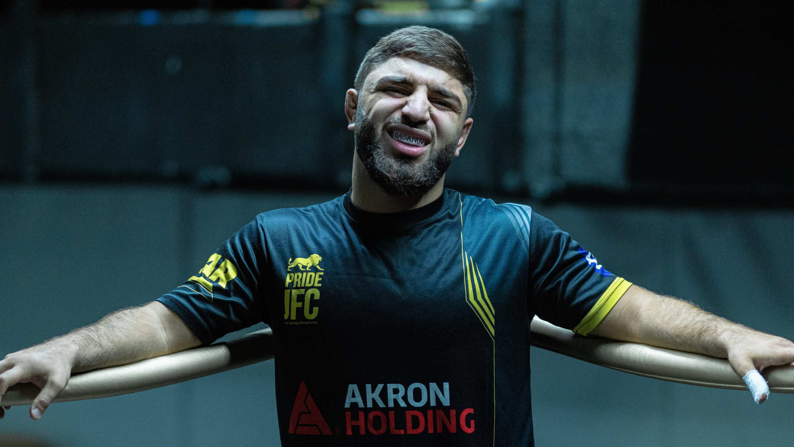 Спортивная фотосъемка бойца  Нурлана Гасанова с капой. Жуков Илья  свадебный фотограф в Москве