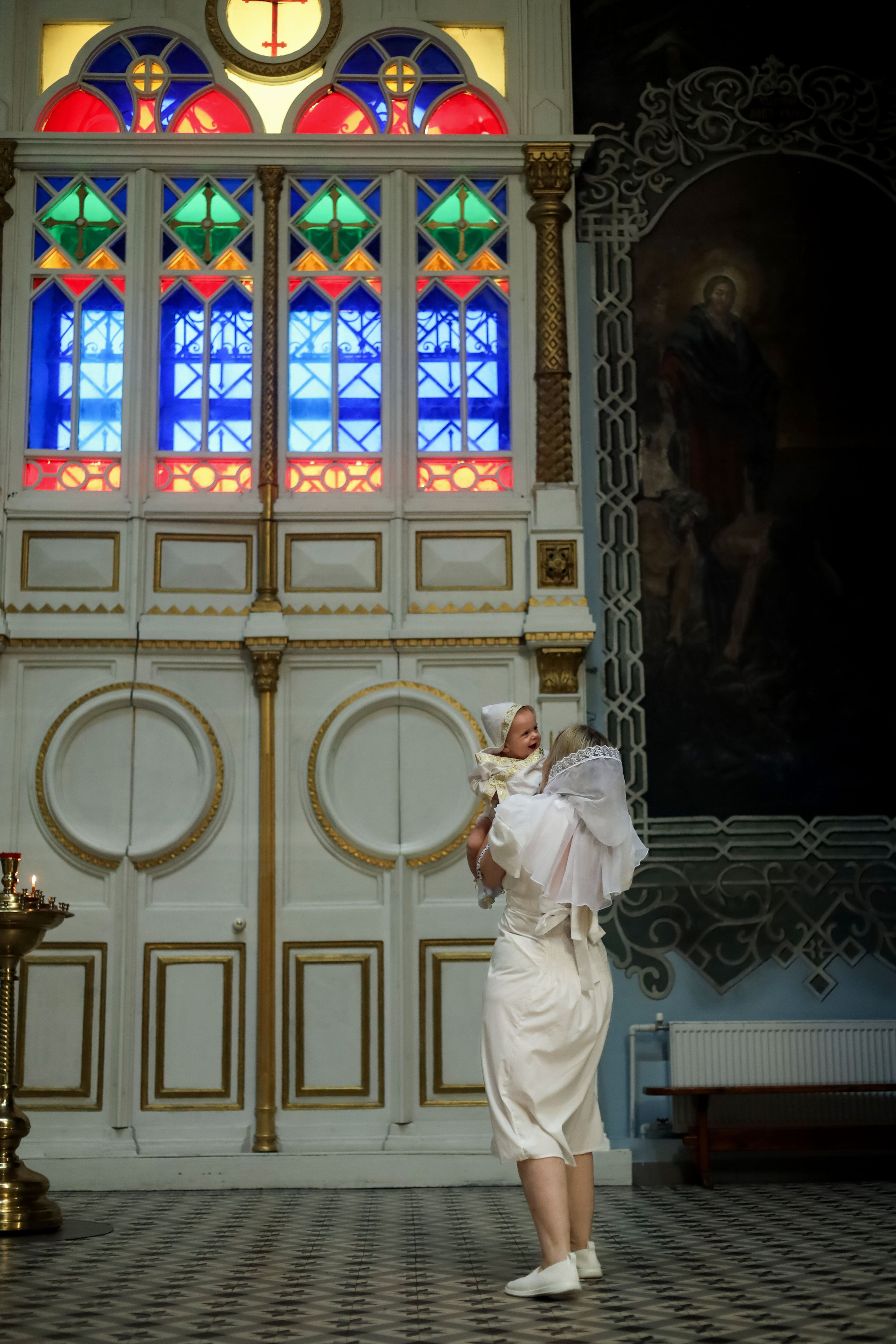 Таинство крещения. Фотограф новорожденных Саратов