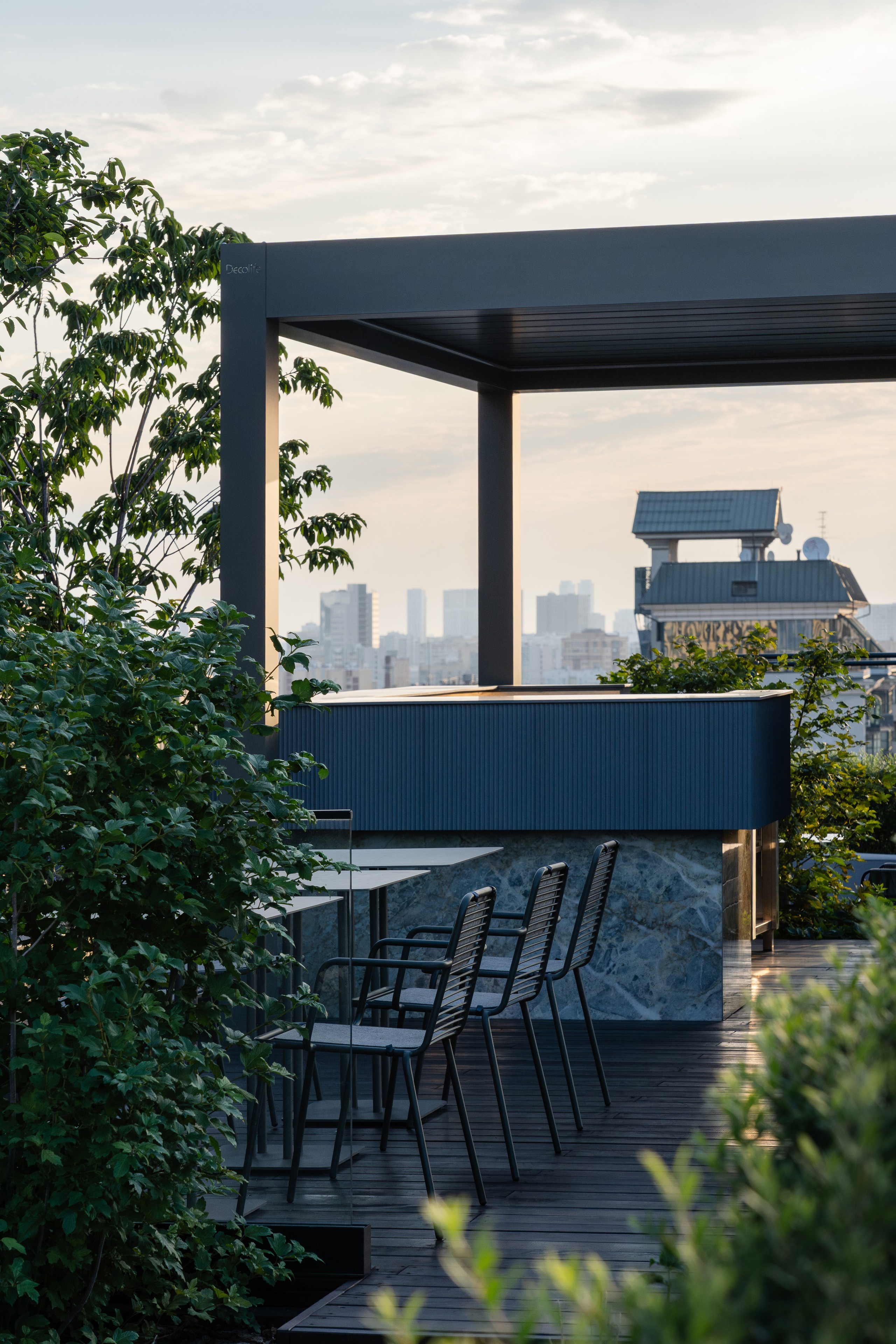 Brusnika office terrace, Moscow. Артамонов Александр | Архитектурный и ландшафтный фотограф