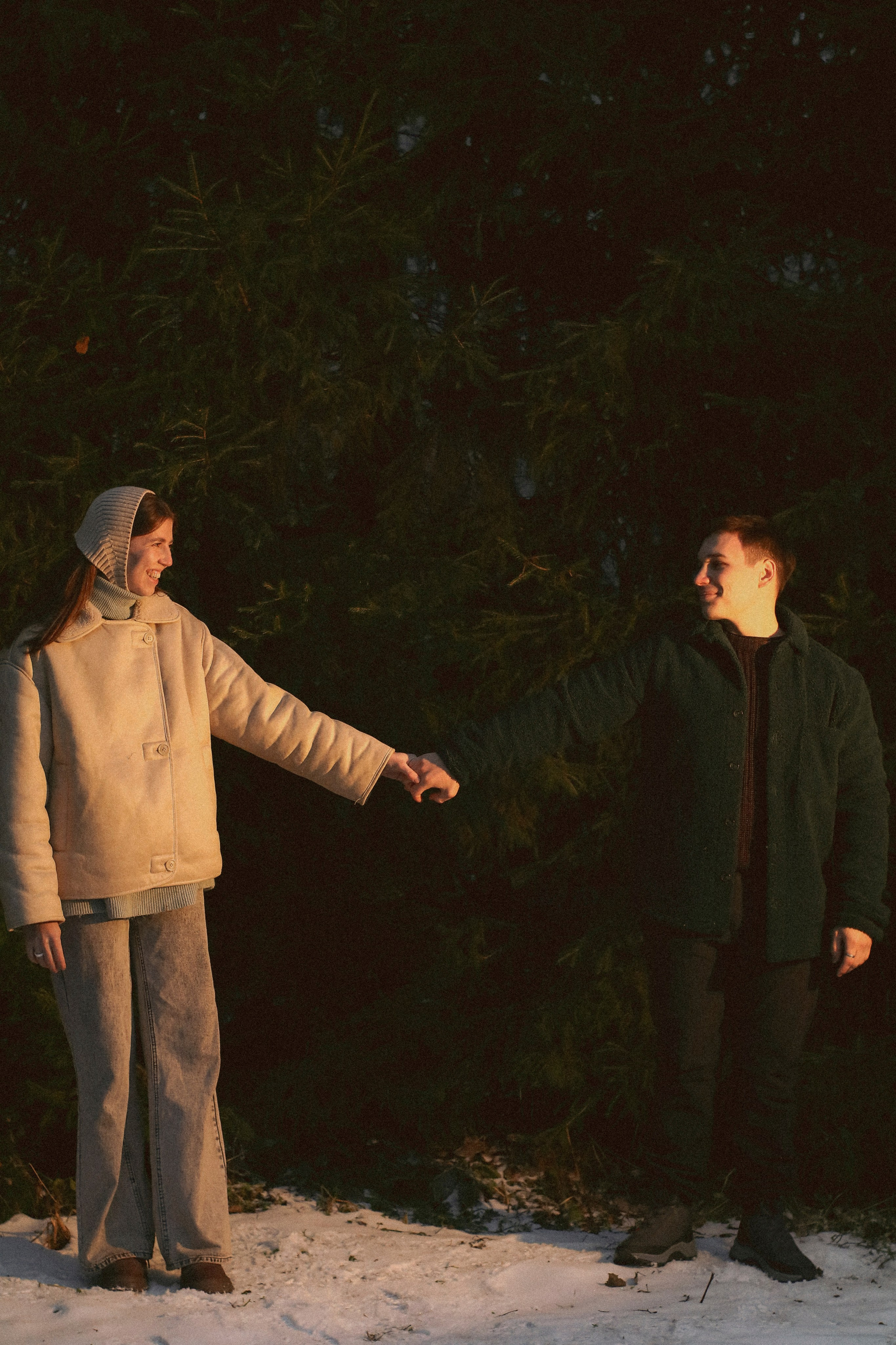 Пара зимой. Фотограф и видеограф Анастасия Витюкова | Екатеринбург