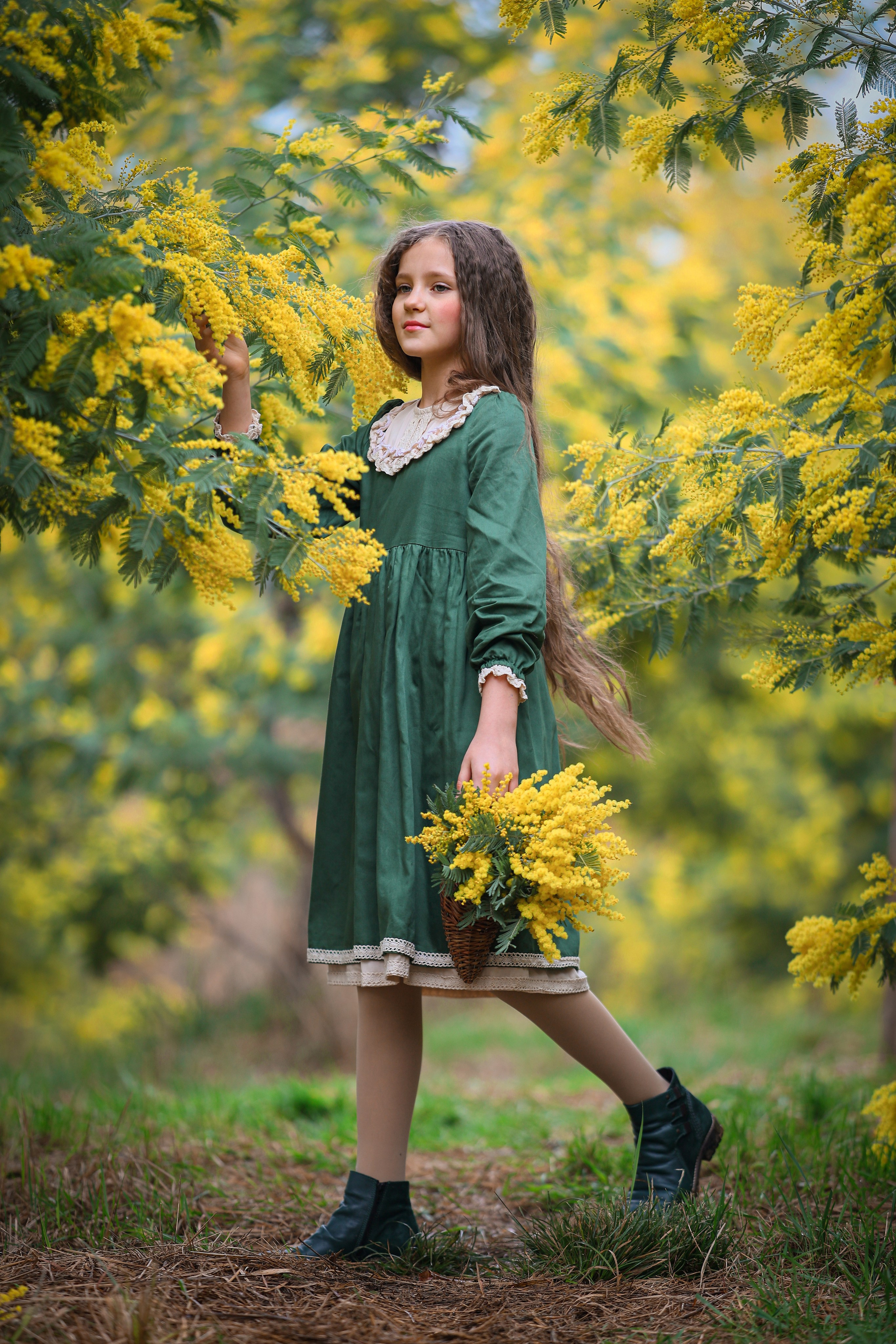 Весенние фотосессии мимоза Абхазия