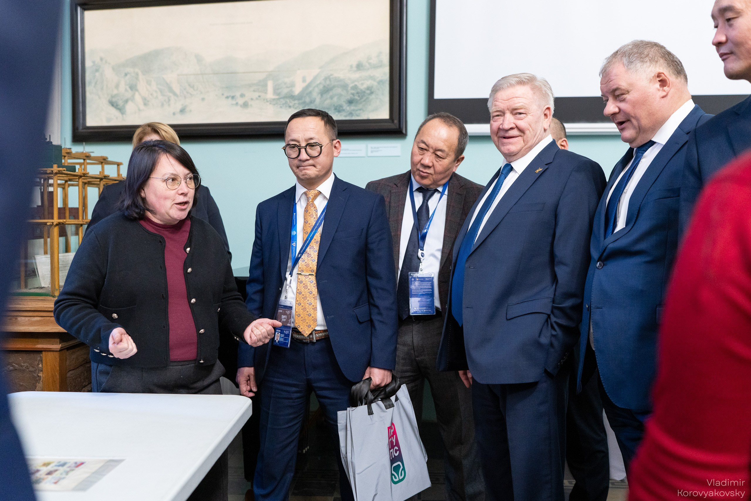 Совещание руководства ПГУПС с Делегациями Исполнительного агентства Правительства Монголии и делегацией АО «УБЖД». Фотограф Владимир Коровяковский