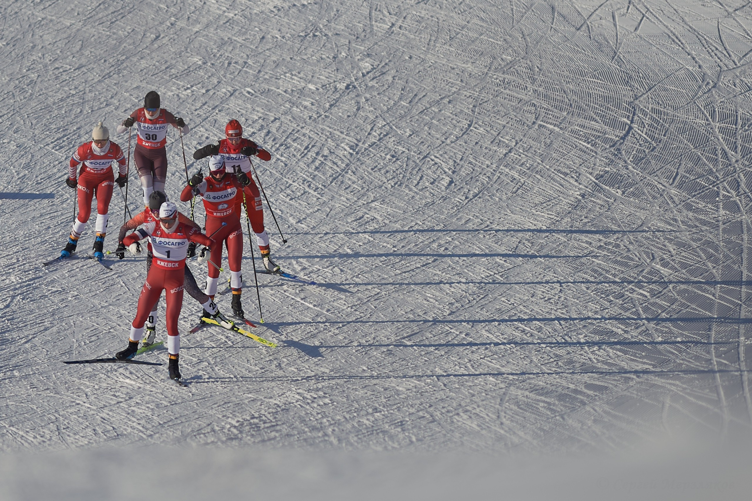 VI этап ФосАгро Кубка России по лыжным гонкам. Спринт. Ижевск 25.01.2025. Спортивный репортажный фотограф в Ижевске Сергей Мерзляков