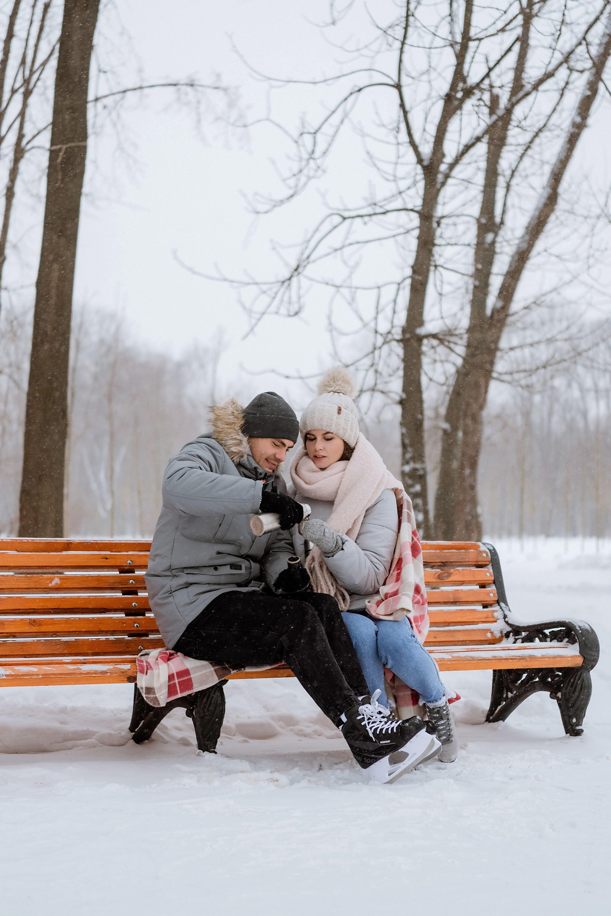 Анастасия и Сергей. Катание на коньках. Свадебный фотограф в Туле и Москве – Настя Водолей