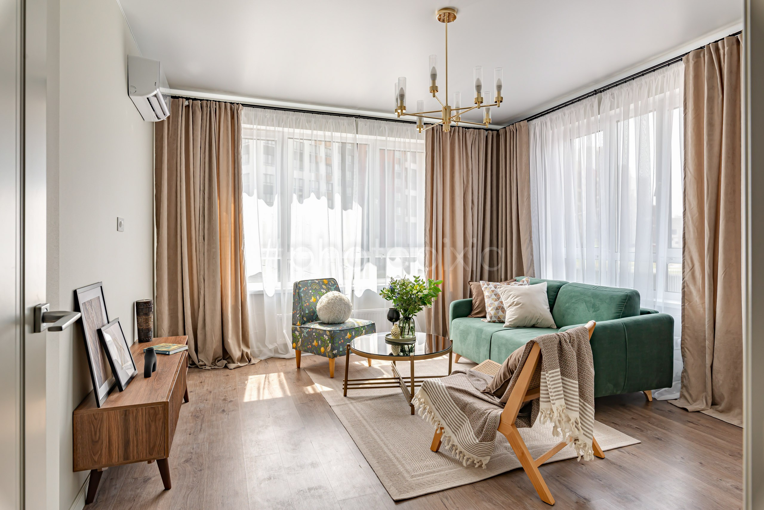 Фотосъёмка двухкомнатной квартиры для продажи. Интерьерная съёмка и виртуальные туры — Интерьерный фотограф Кузнецов Сергей (photopixiq)