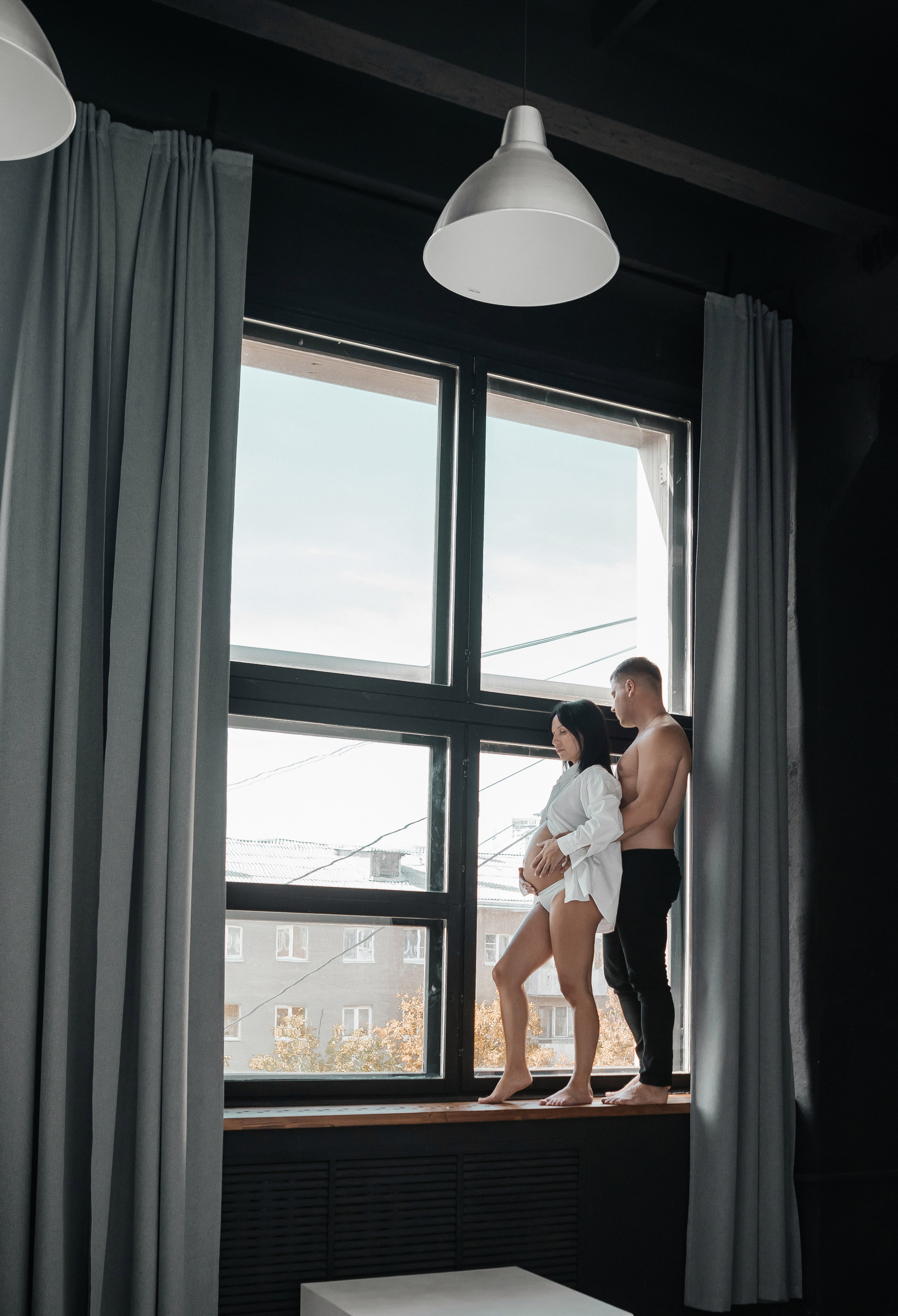 Семейная фотосессия в фотостудии. Свадебный и семейный фотограф Ибрагимова Мария из Екатеринбурга