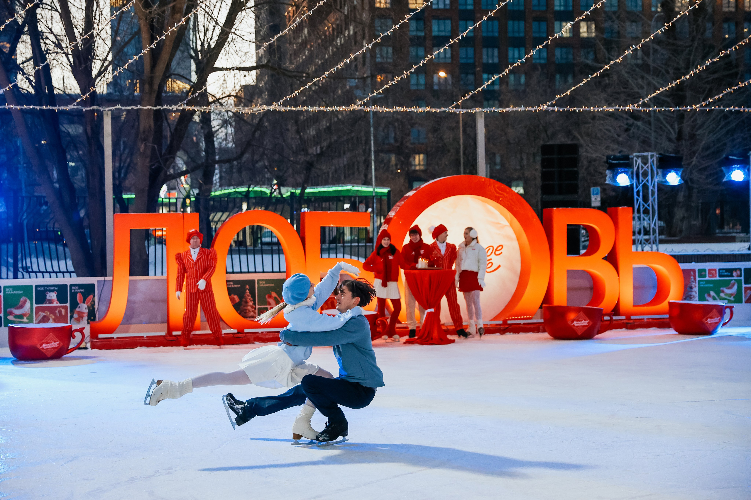 Ледовое шоу Сити каток Московское Чаепитие. Фотограф и видеограф Анна Домашенко