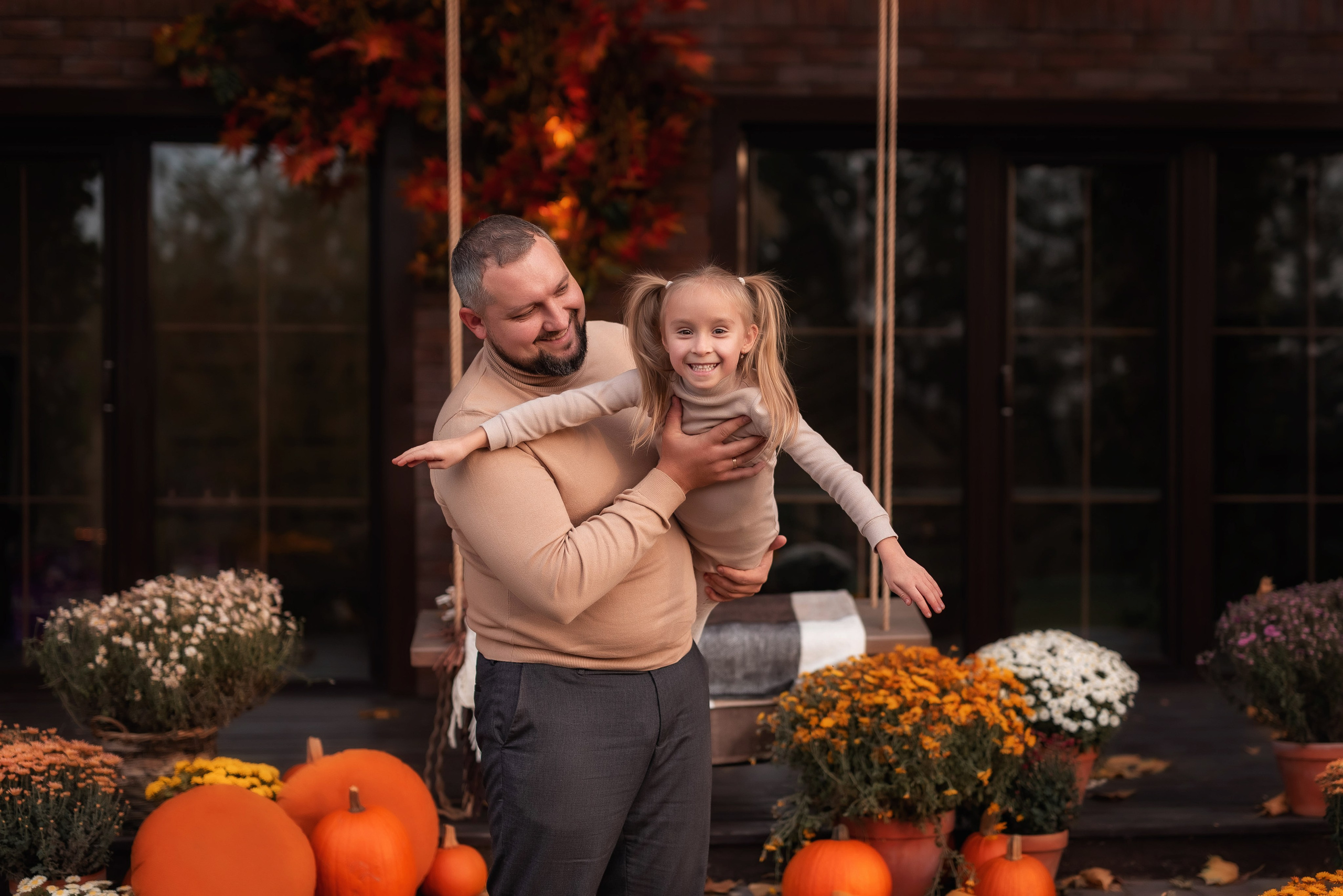Осенняя семейная фотосессия. Семейный, детский фотограф в Воронеже Анна Никитина