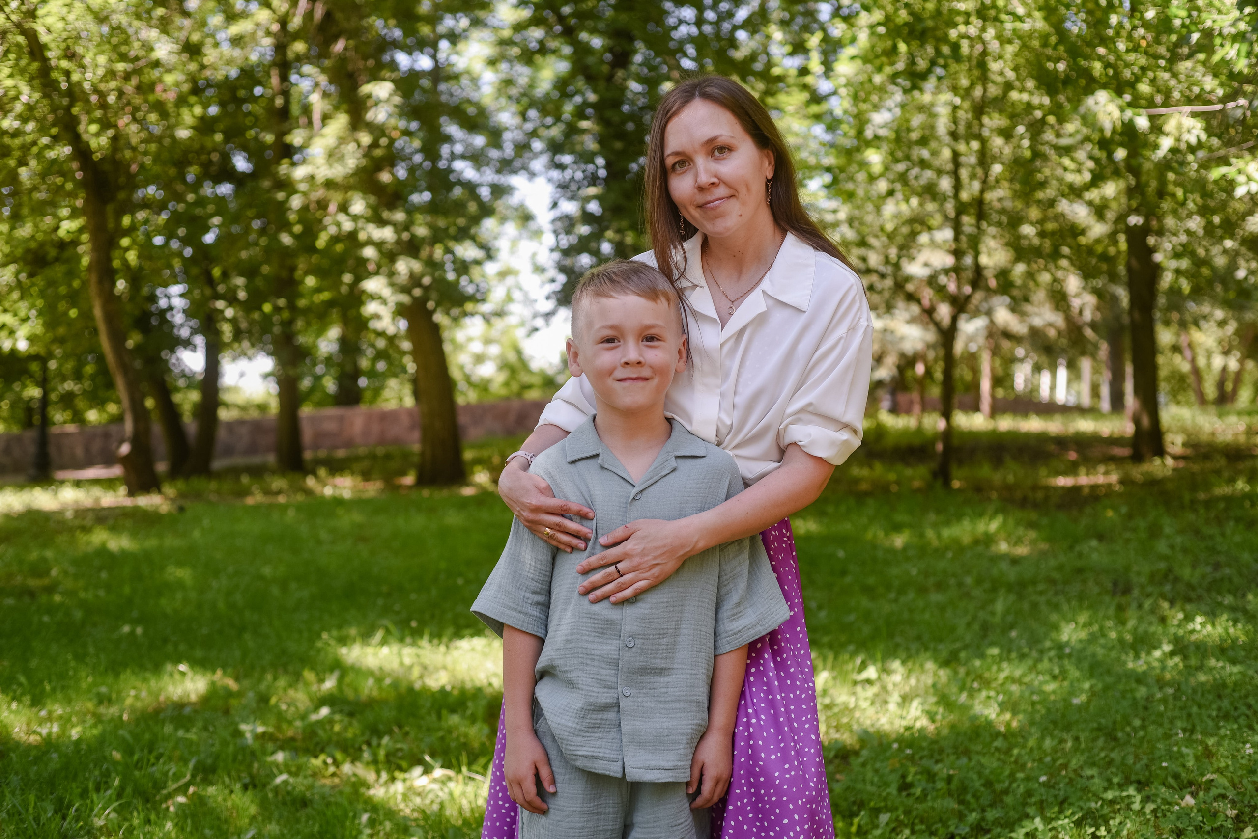 Семейная съемка в парке. Семейный и свадебный фотограф в г. Уфа Динара