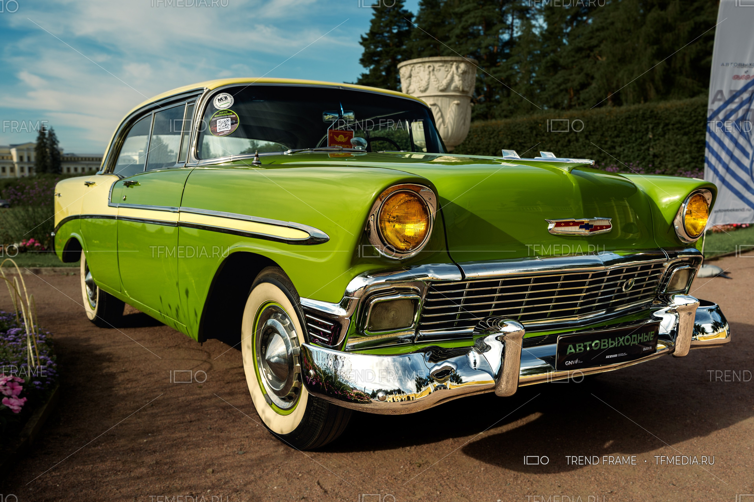 Chevrolet Bel Air — ретро автомобиль, коммерческая фотосъёмка