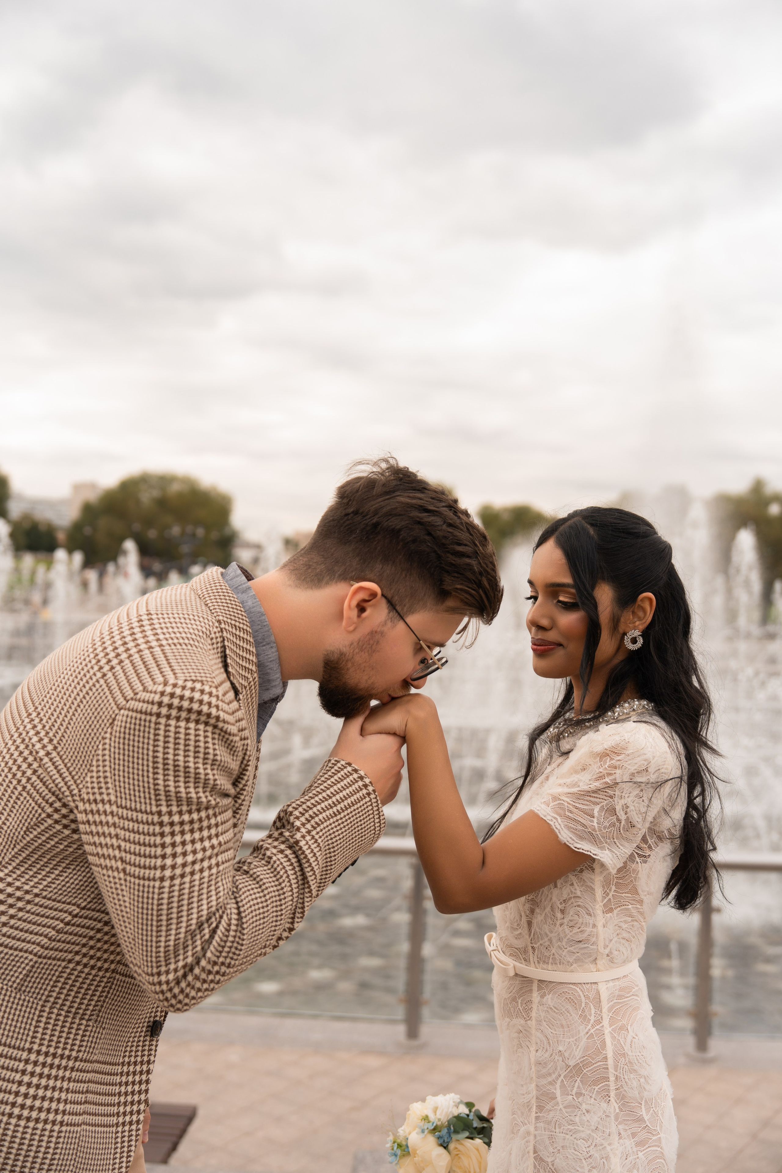 Максим и Харша, Царицыно. Свадебный фотограф в Москве Анна Полушина